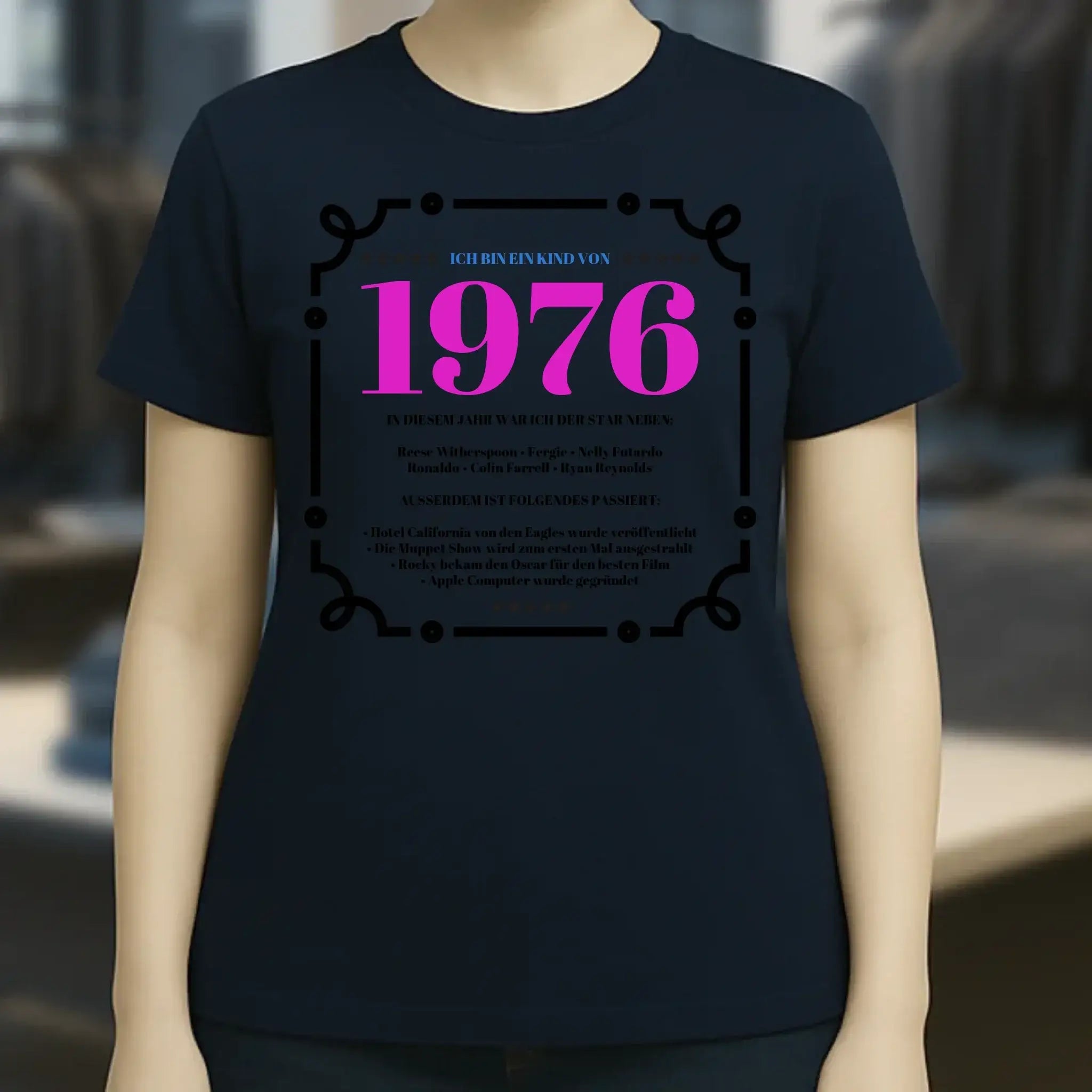 Jahreszahl Designer personalisierbar - Ladies Premium T-Shirt XS-2XL aus Bio-Baumwolle für Damen