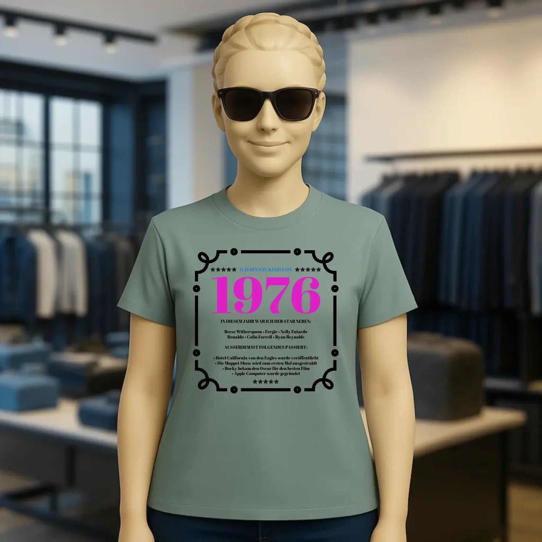 Jahreszahl Designer personalisierbar - Ladies Premium T-Shirt XS-2XL aus Bio-Baumwolle für Damen