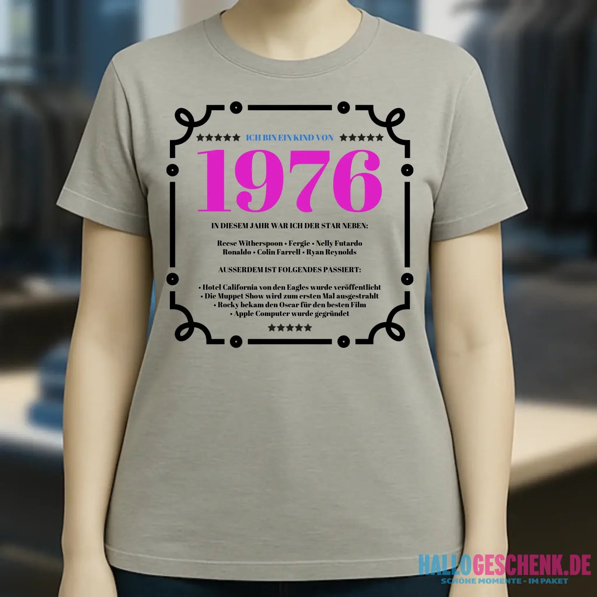 Jahreszahl Designer personalisierbar - Ladies Premium T-Shirt XS-2XL aus Bio-Baumwolle für Damen