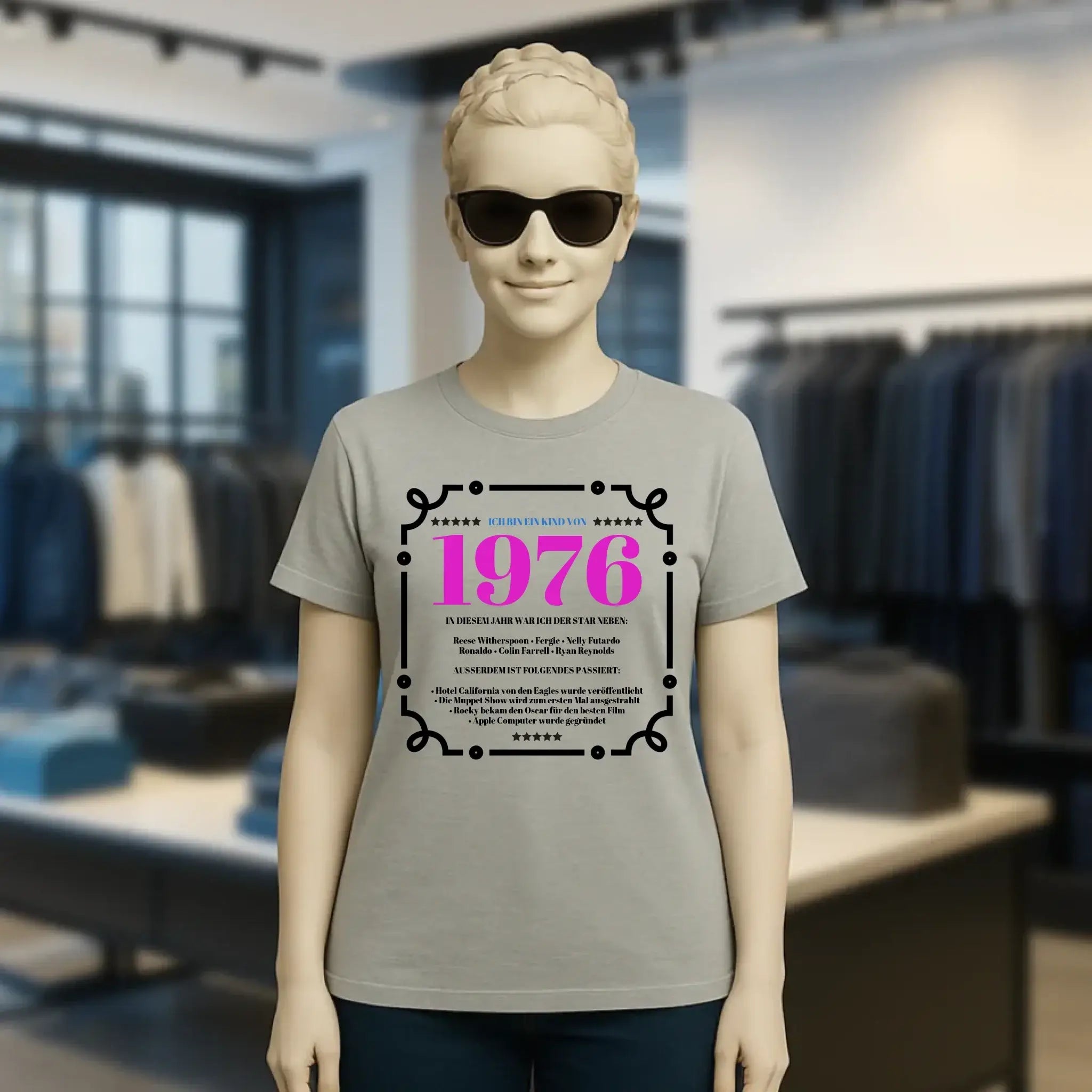 Jahreszahl Designer personalisierbar - Ladies Premium T-Shirt XS-2XL aus Bio-Baumwolle für Damen