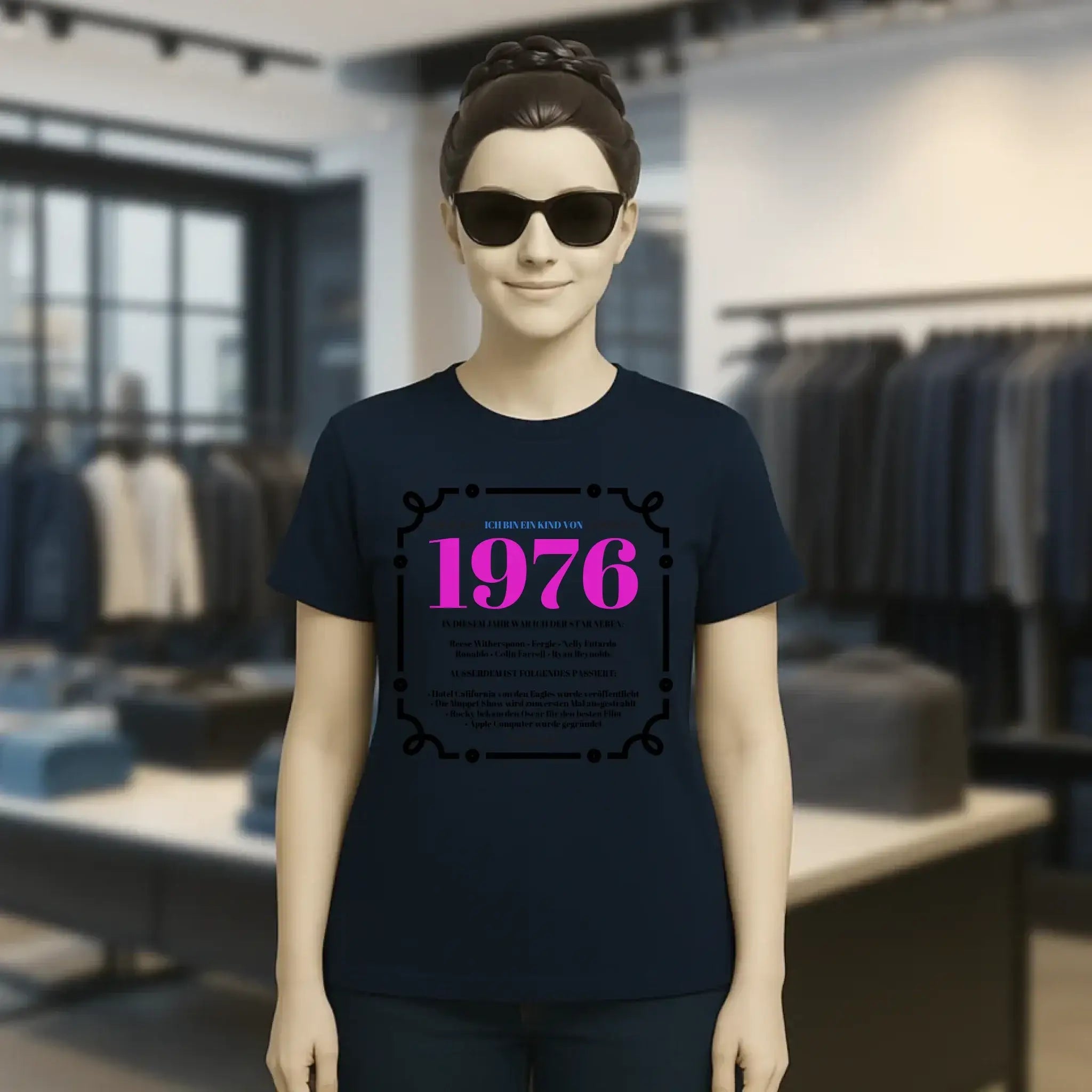 Jahreszahl Designer personalisierbar - Ladies Premium T-Shirt XS-2XL aus Bio-Baumwolle für Damen