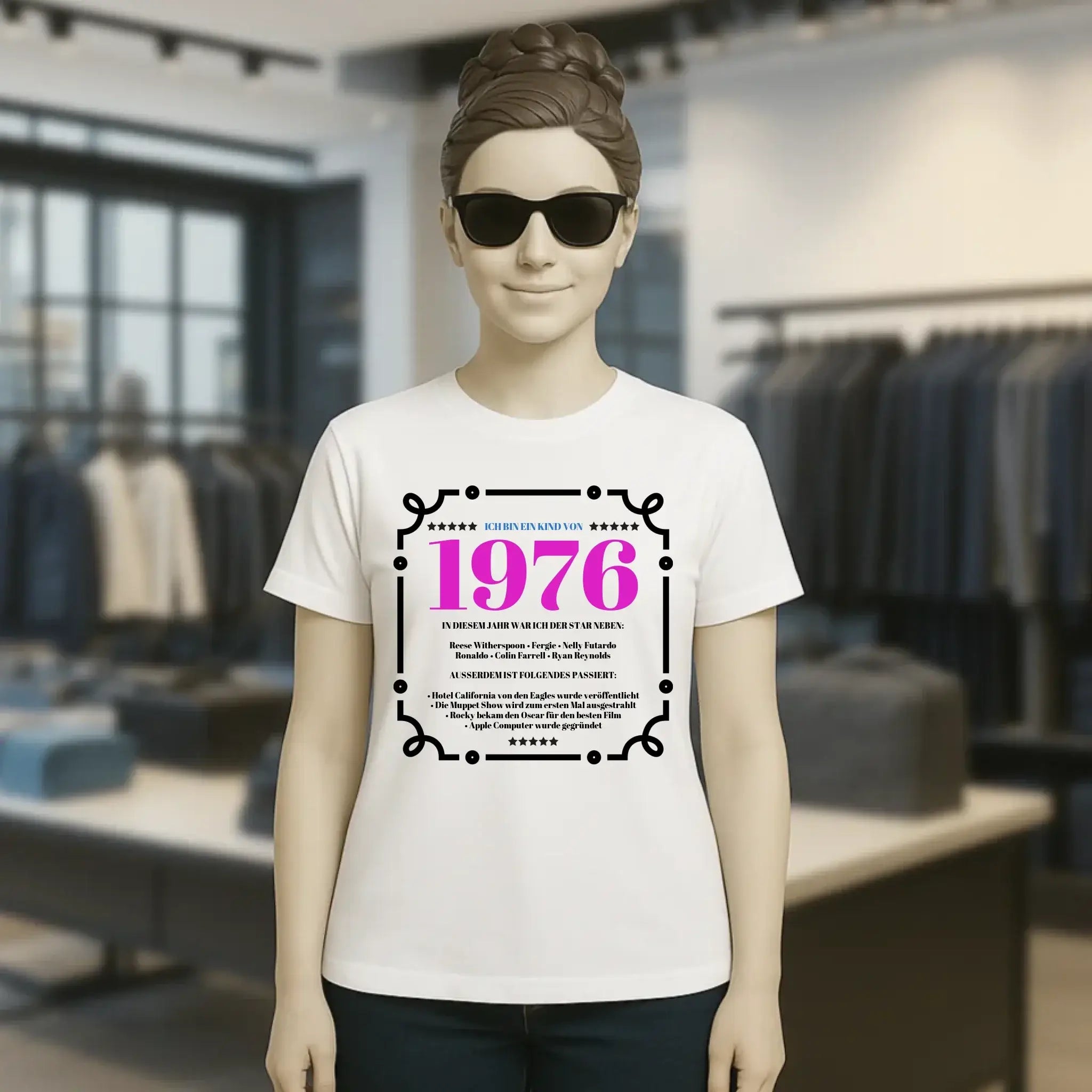 Jahreszahl Designer personalisierbar - Ladies Premium T-Shirt XS-2XL aus Bio-Baumwolle für Damen