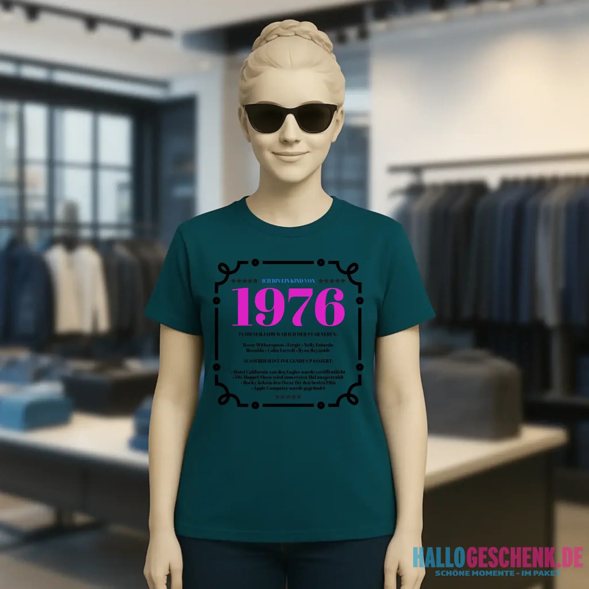 Jahreszahl Designer personalisierbar - Ladies Premium T-Shirt XS-2XL aus Bio-Baumwolle für Damen