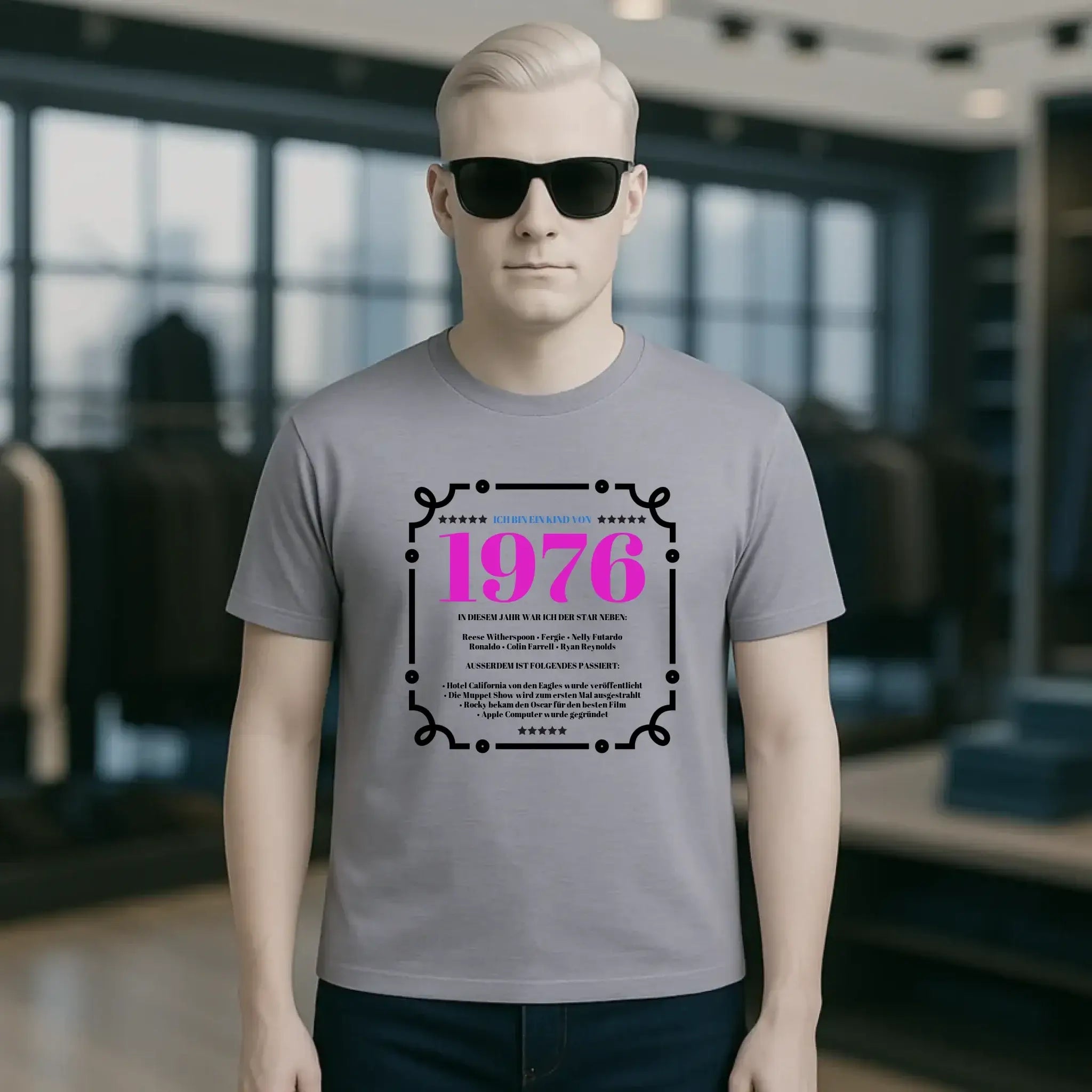 JAHRESZAHL-DESIGNER personalisierbar - Unisex Premium T-Shirt XS-5XL aus Bio-Baumwolle für Damen & Herren