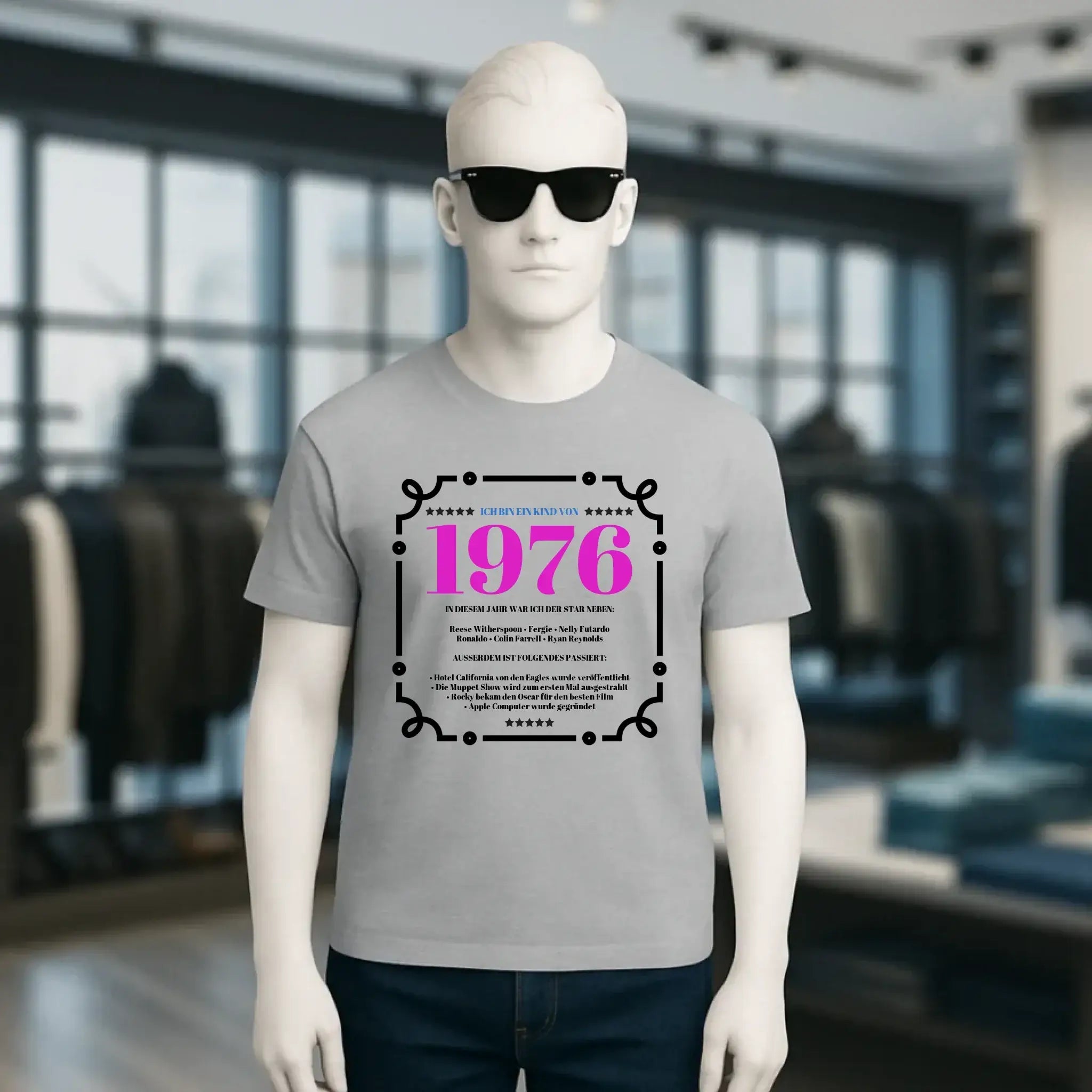 JAHRESZAHL-DESIGNER personalisierbar - Unisex Premium T-Shirt XS-5XL aus Bio-Baumwolle für Damen & Herren