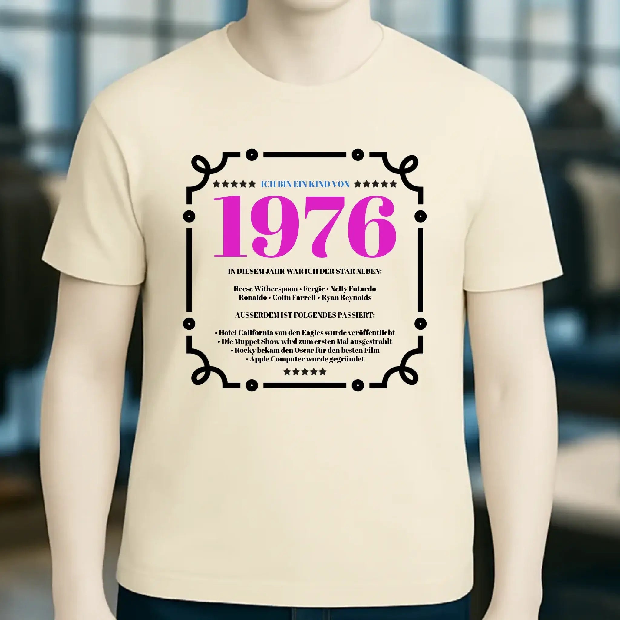 JAHRESZAHL-DESIGNER personalisierbar - Unisex Premium T-Shirt XS-5XL aus Bio-Baumwolle für Damen & Herren