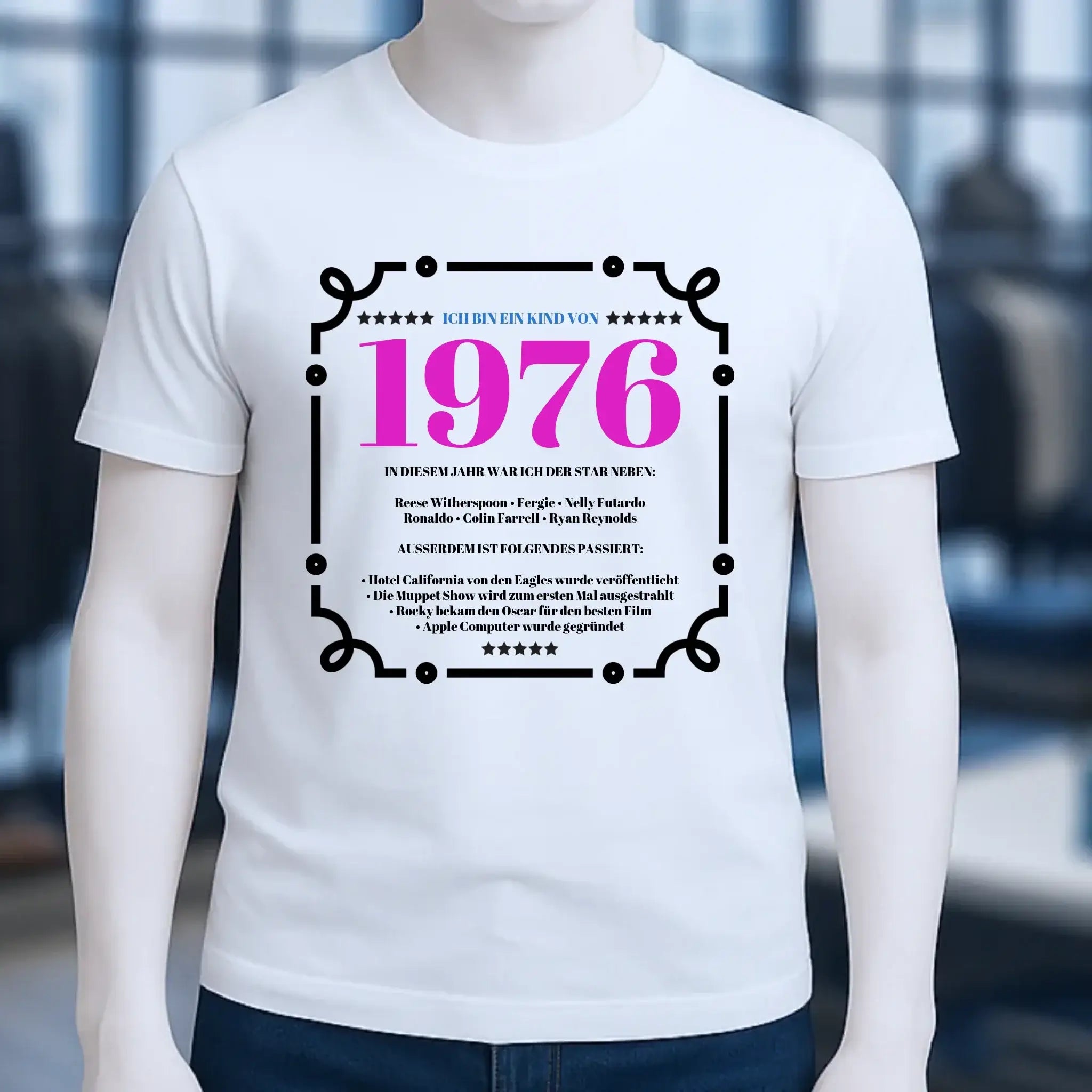 JAHRESZAHL-DESIGNER personalisierbar - Unisex Premium T-Shirt XS-5XL aus Bio-Baumwolle für Damen & Herren