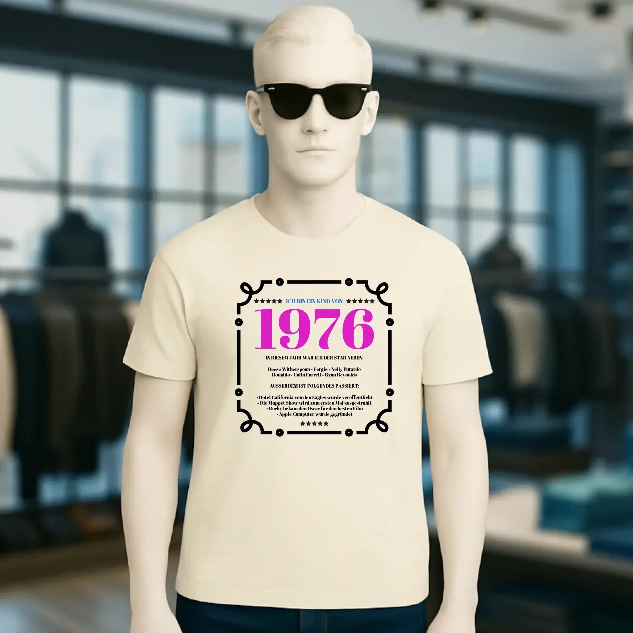 JAHRESZAHL-DESIGNER personalisierbar - Unisex Premium T-Shirt XS-5XL aus Bio-Baumwolle für Damen & Herren