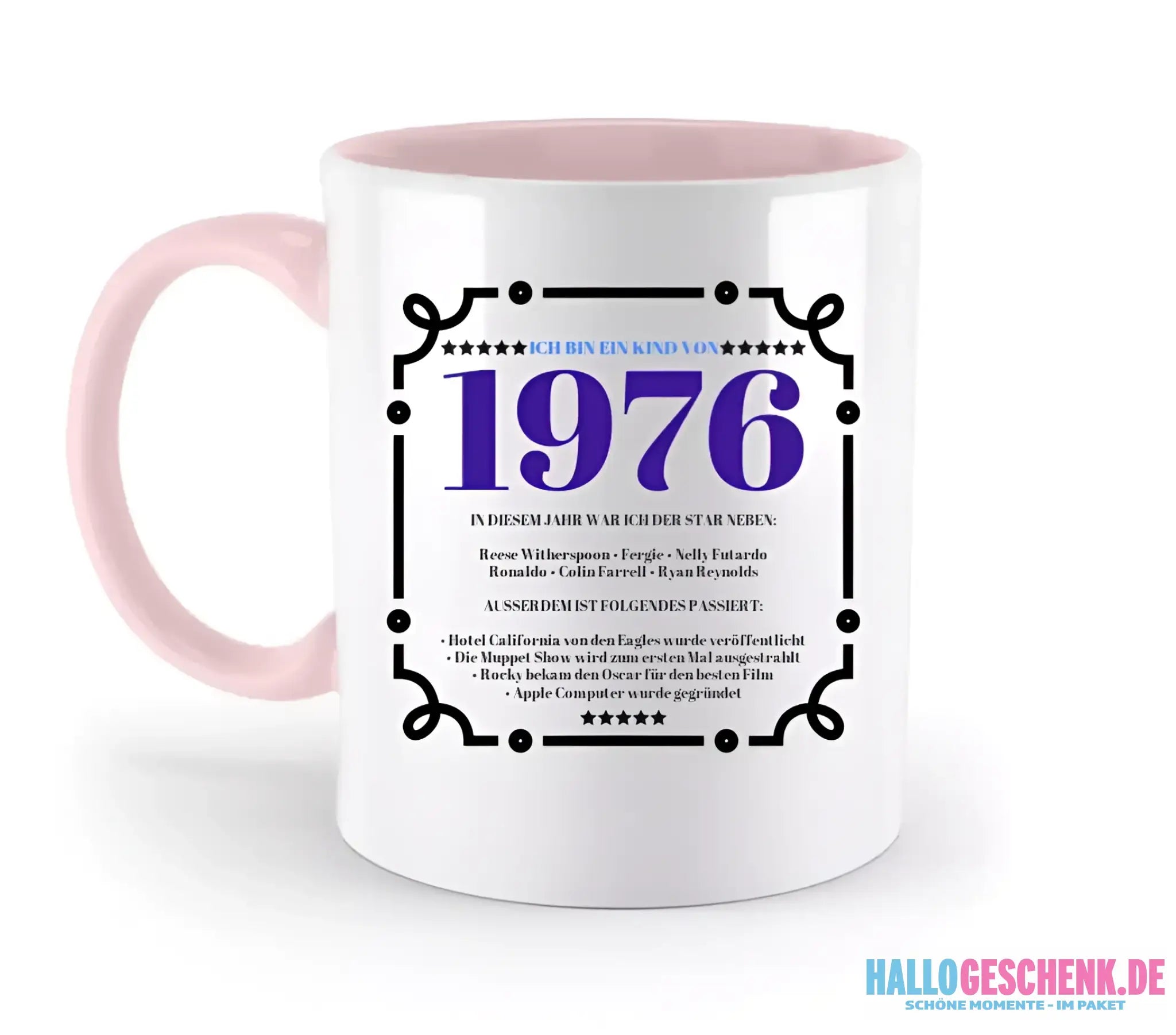 JAHRESZAHL DESIGNER personalisierbar : Zweifarbige Tasse 330ml