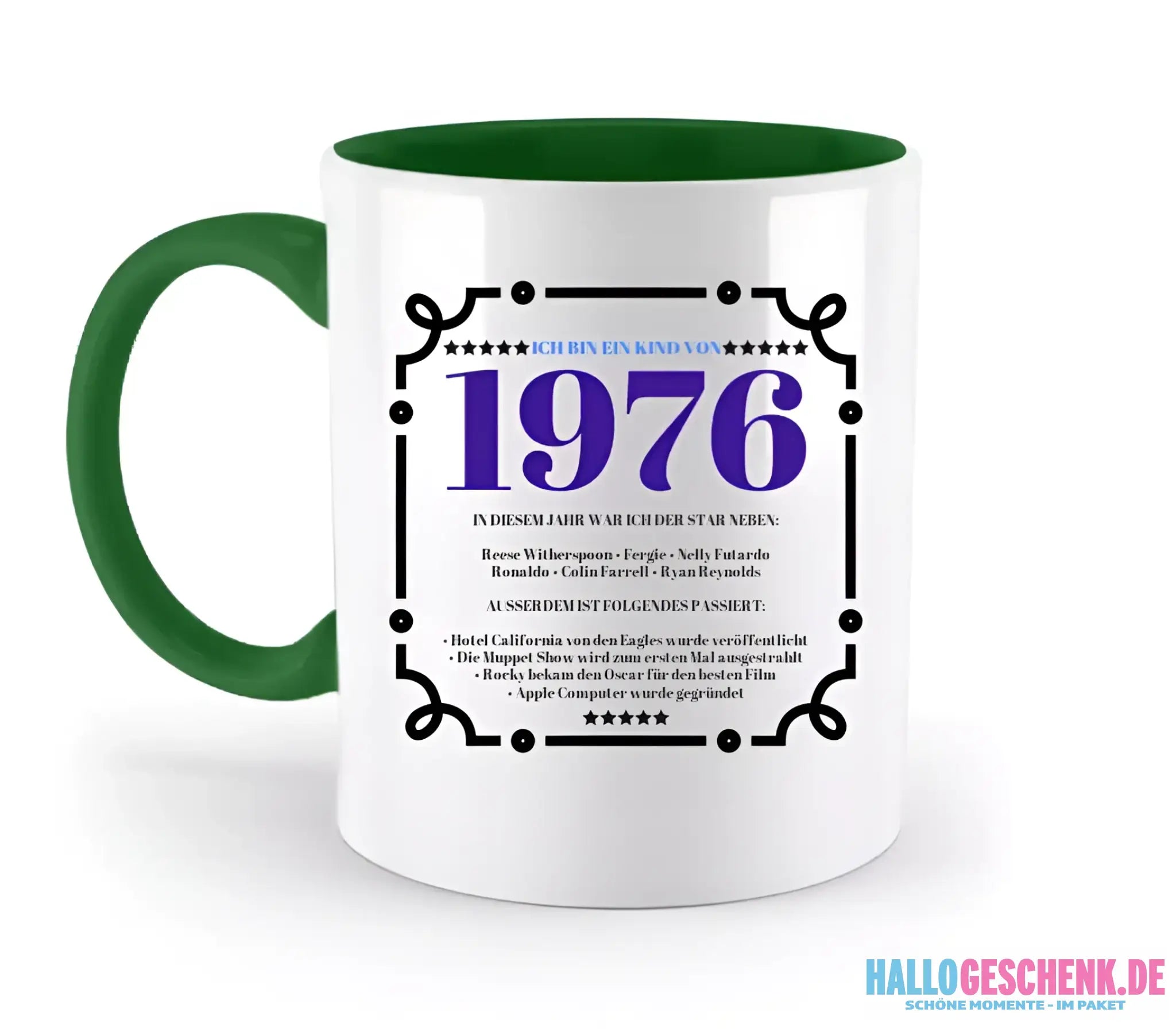 JAHRESZAHL DESIGNER personalisierbar : Zweifarbige Tasse 330ml
