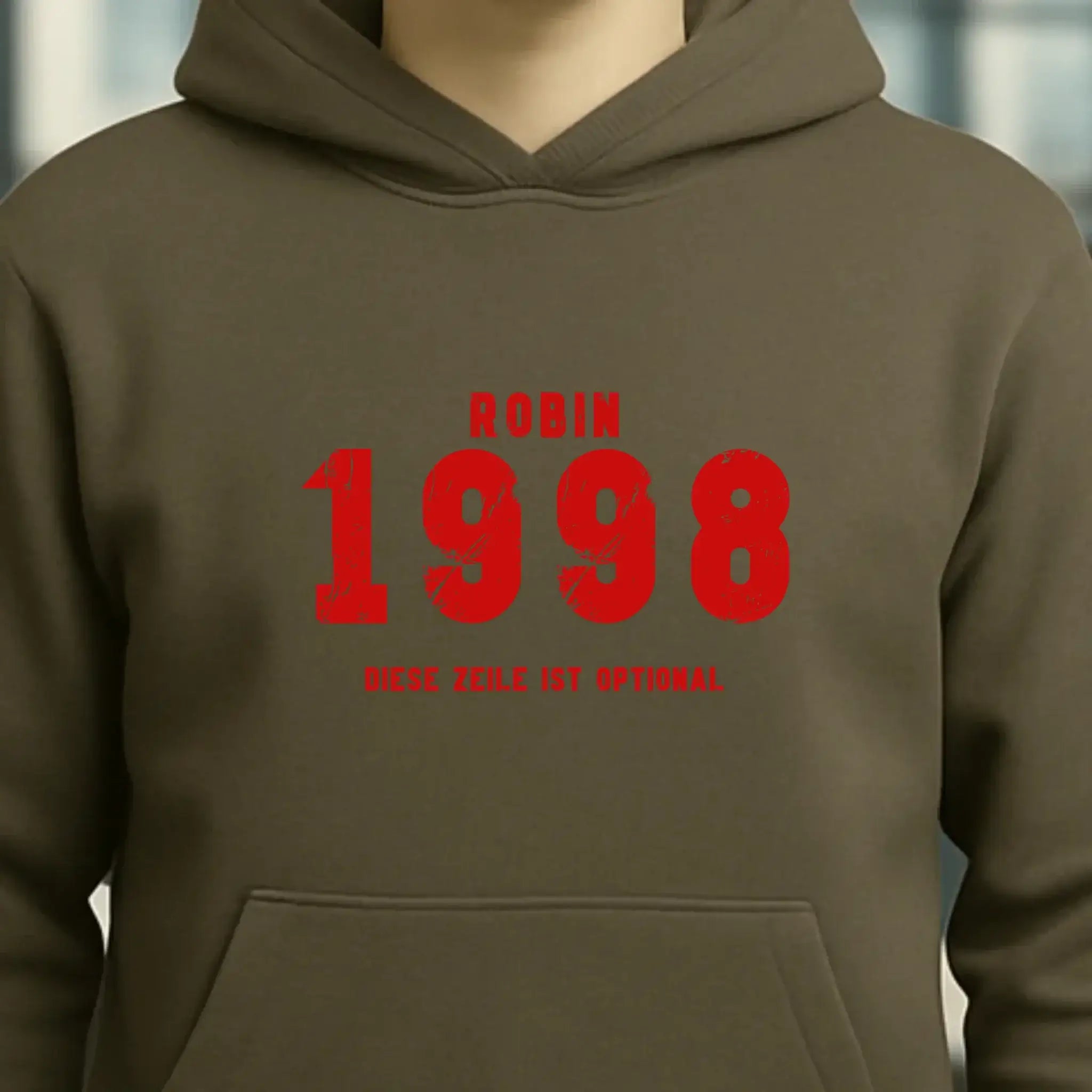 JAHRGANG mit NAME + WUNSCHTEXT • Unisex Premium Hoodie XS-5XL aus Bio-Baumwolle für Damen & Herren • Exklusivdesign • personalisiert