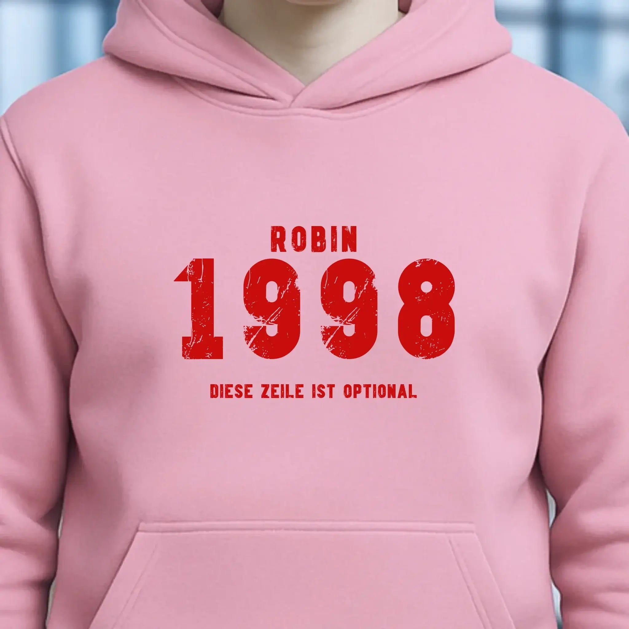 JAHRGANG mit NAME + WUNSCHTEXT • Unisex Premium Hoodie XS-5XL aus Bio-Baumwolle für Damen & Herren • Exklusivdesign • personalisiert