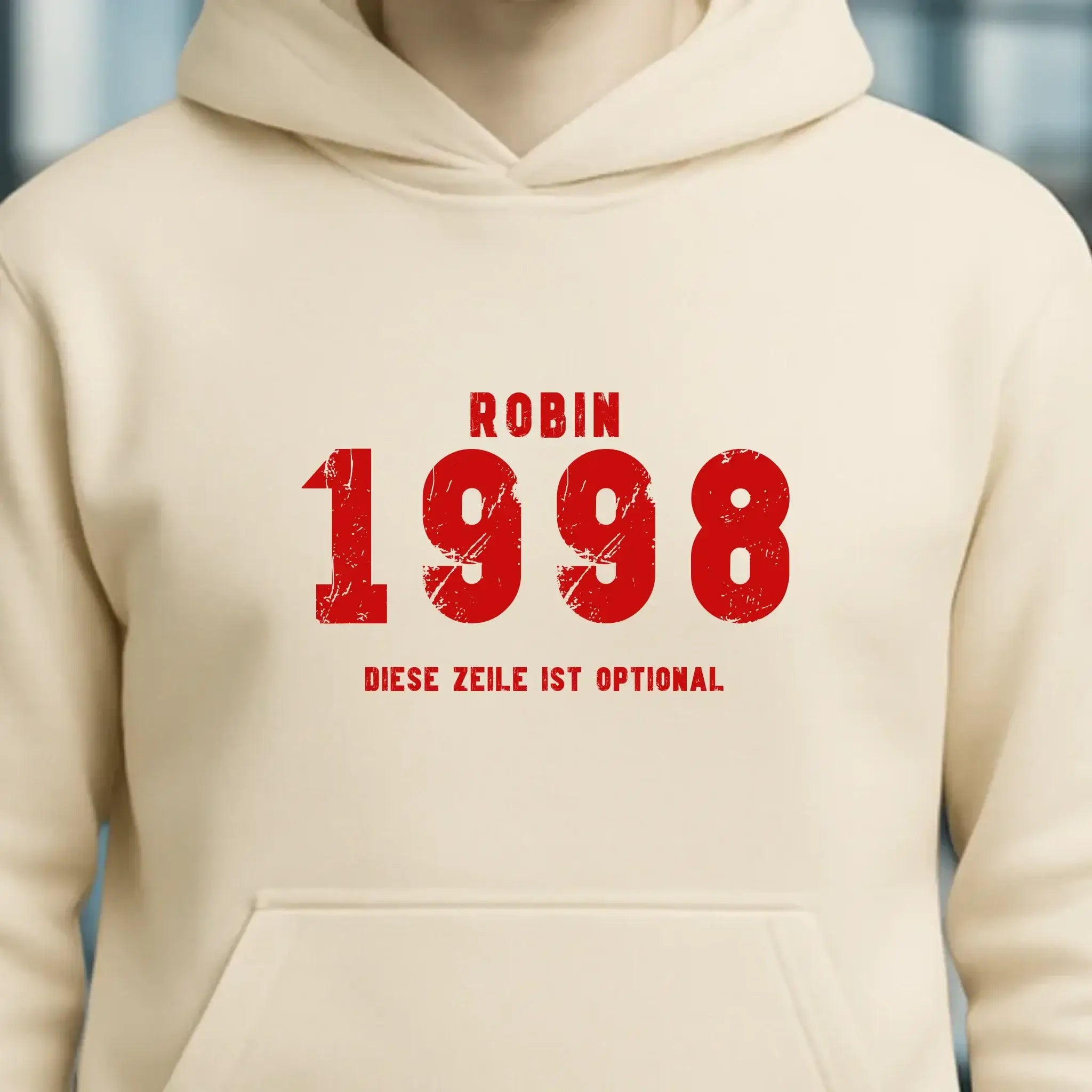 JAHRGANG mit NAME + WUNSCHTEXT • Unisex Premium Hoodie XS-5XL aus Bio-Baumwolle für Damen & Herren • Exklusivdesign • personalisiert