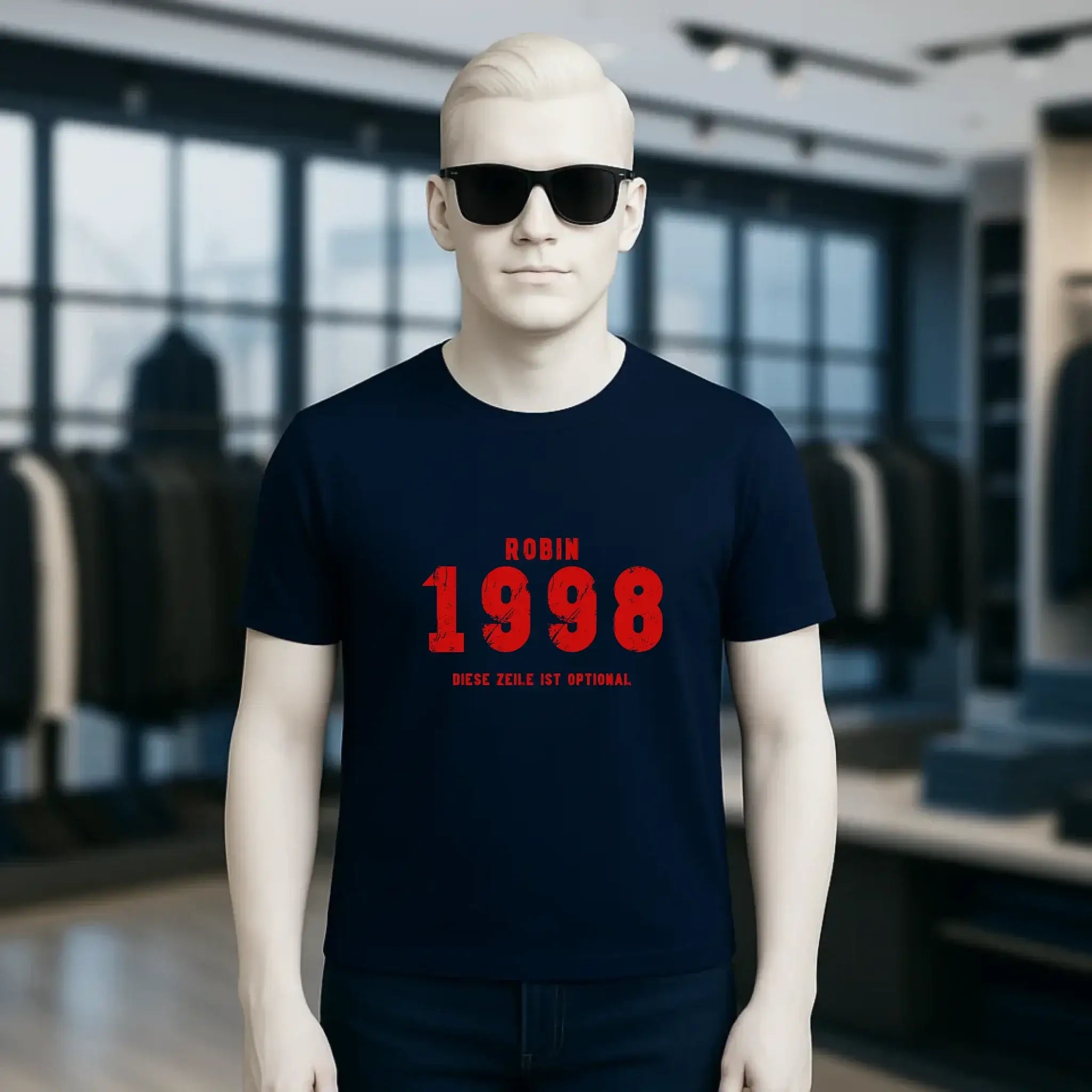 JAHRGANG mit NAME + WUNSCHTEXT • Unisex Premium T-Shirt XS-5XL aus Bio-Baumwolle für Damen & Herren • Exklusivdesign • personalisiert