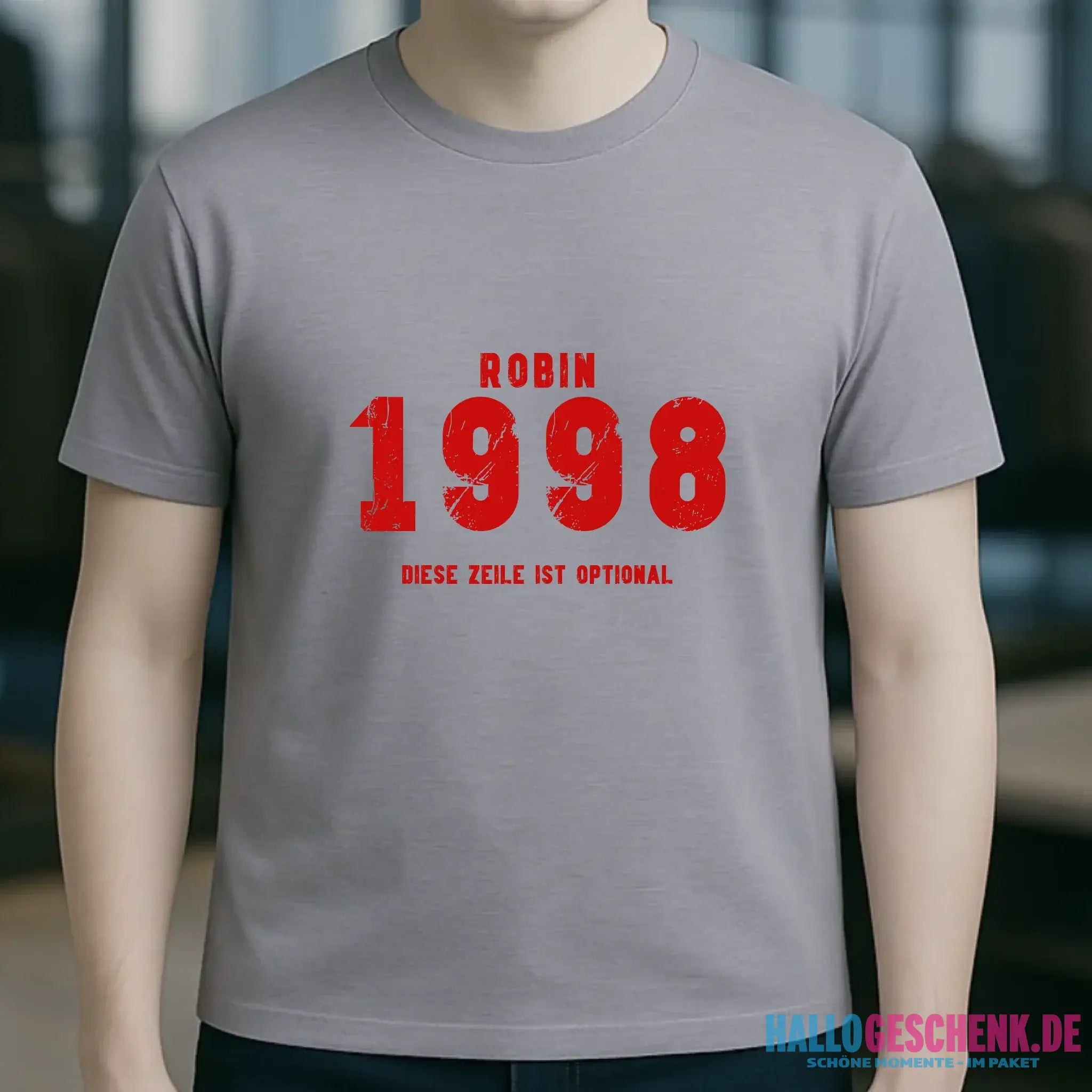 JAHRGANG mit NAME + WUNSCHTEXT • Unisex Premium T-Shirt XS-5XL aus Bio-Baumwolle für Damen & Herren • Exklusivdesign • personalisiert