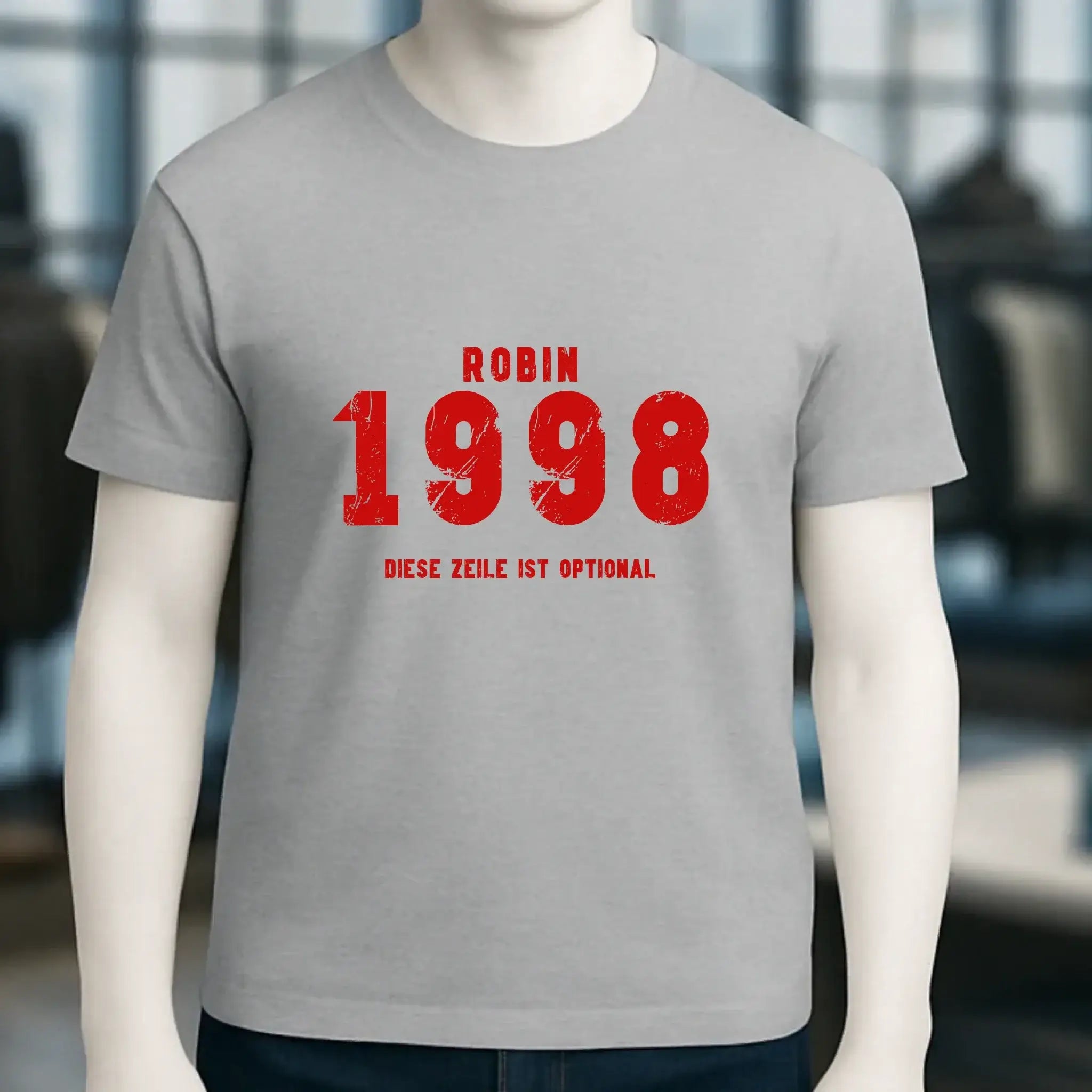 JAHRGANG mit NAME + WUNSCHTEXT • Unisex Premium T-Shirt XS-5XL aus Bio-Baumwolle für Damen & Herren • Exklusivdesign • personalisiert