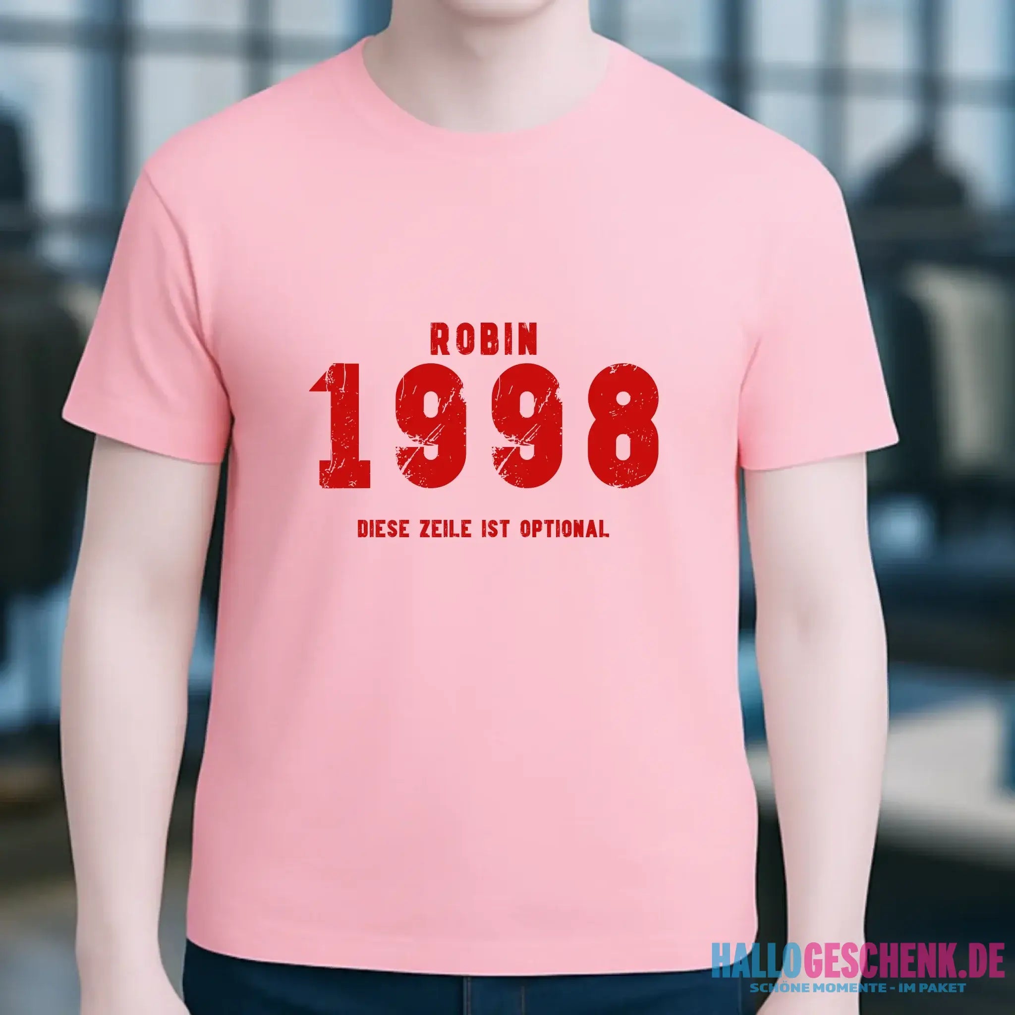 JAHRGANG mit NAME + WUNSCHTEXT • Unisex Premium T-Shirt XS-5XL aus Bio-Baumwolle für Damen & Herren • Exklusivdesign • personalisiert