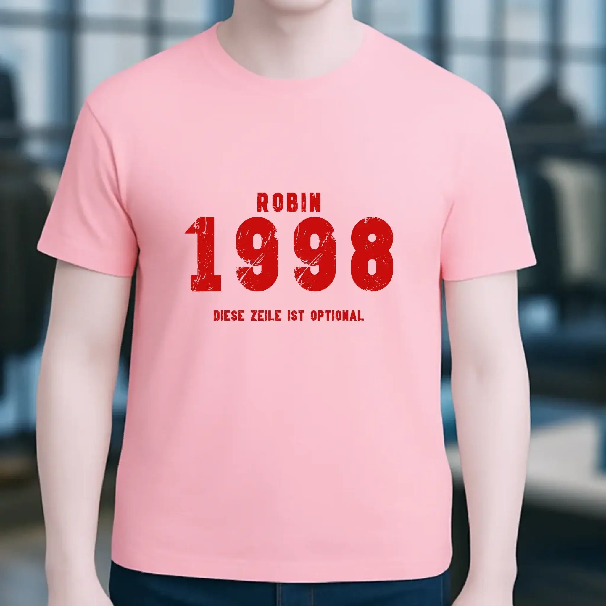 JAHRGANG mit NAME + WUNSCHTEXT • Unisex Premium T-Shirt XS-5XL aus Bio-Baumwolle für Damen & Herren • Exklusivdesign • personalisiert