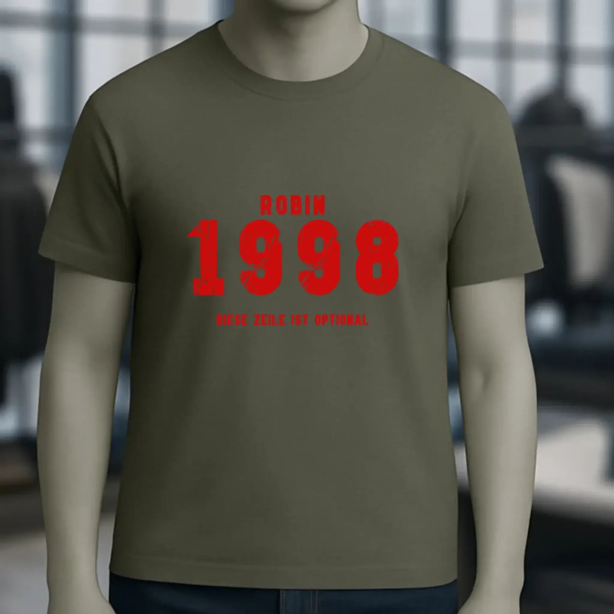 JAHRGANG mit NAME + WUNSCHTEXT • Unisex Premium T-Shirt XS-5XL aus Bio-Baumwolle für Damen & Herren • Exklusivdesign • personalisiert
