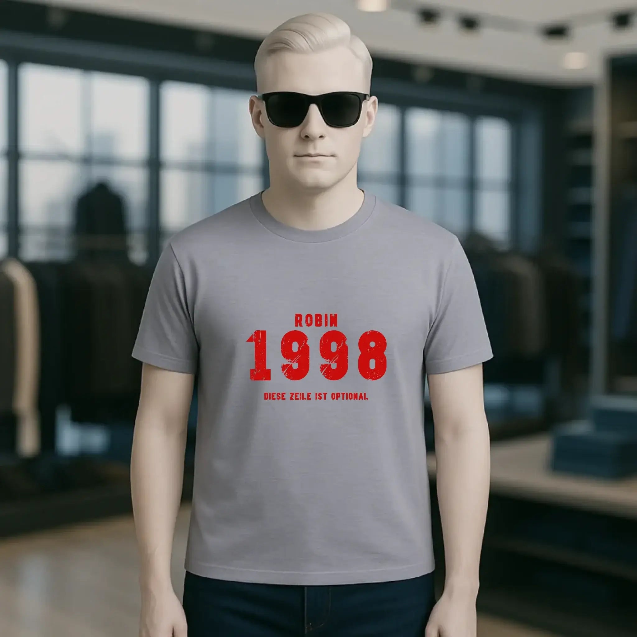 JAHRGANG mit NAME + WUNSCHTEXT • Unisex Premium T-Shirt XS-5XL aus Bio-Baumwolle für Damen & Herren • Exklusivdesign • personalisiert