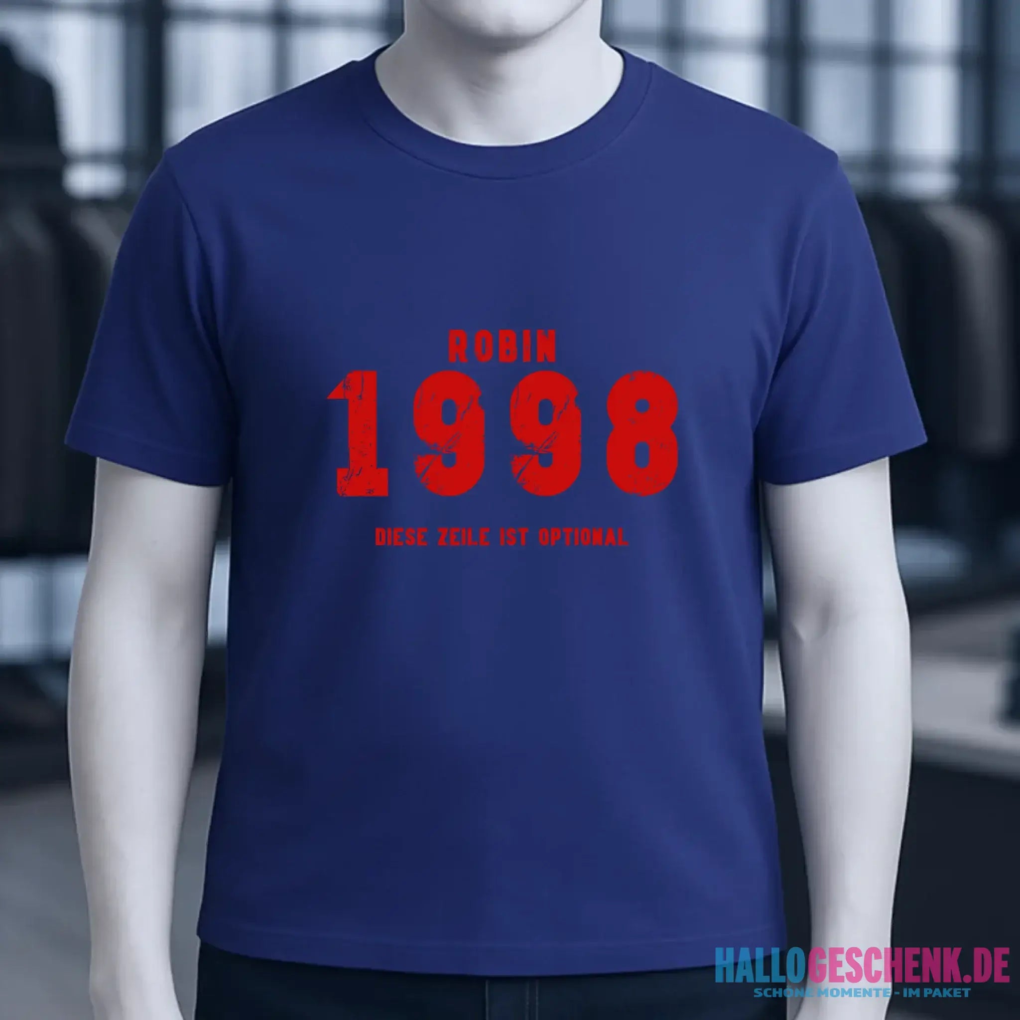 JAHRGANG mit NAME + WUNSCHTEXT • Unisex Premium T-Shirt XS-5XL aus Bio-Baumwolle für Damen & Herren • Exklusivdesign • personalisiert