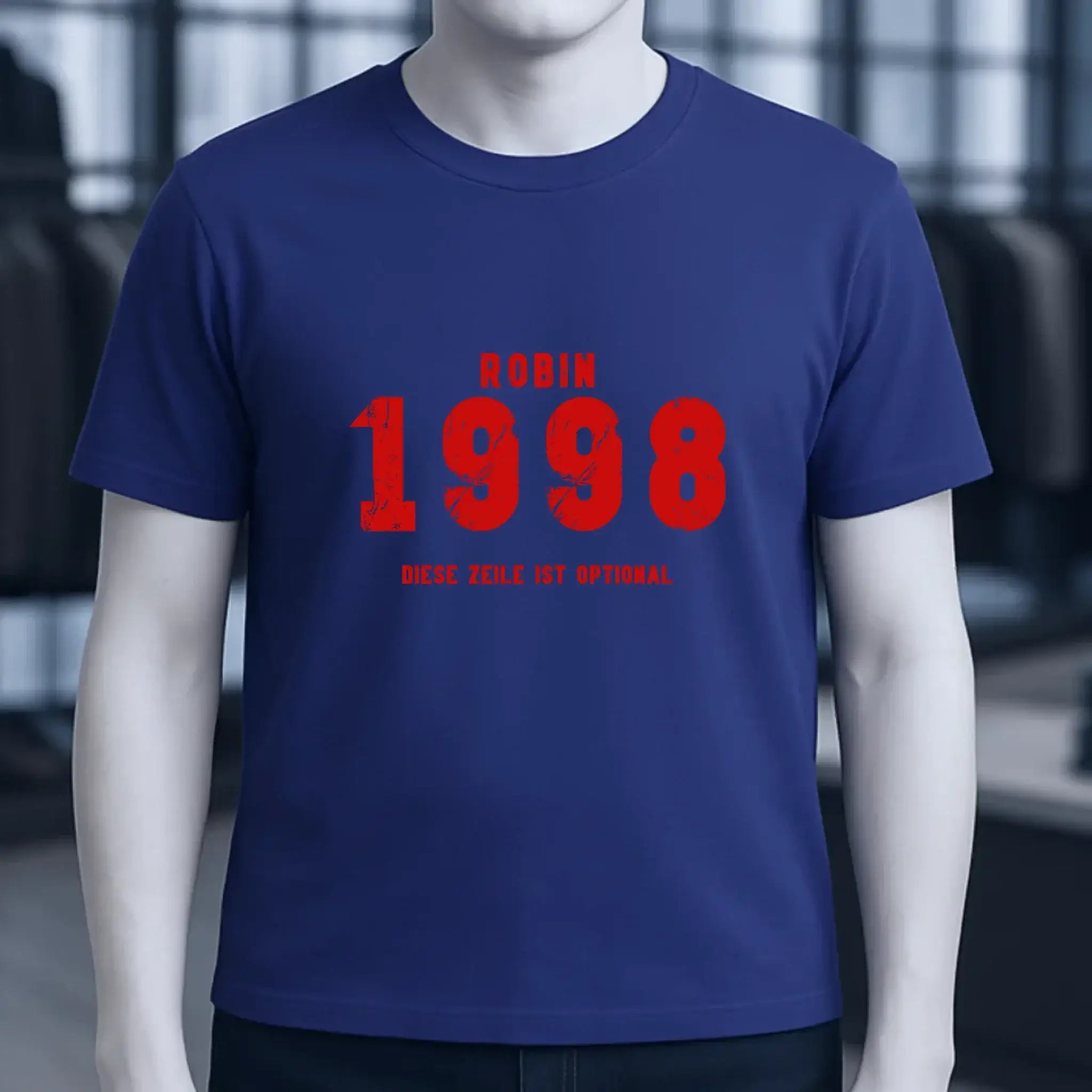 JAHRGANG mit NAME + WUNSCHTEXT • Unisex Premium T-Shirt XS-5XL aus Bio-Baumwolle für Damen & Herren • Exklusivdesign • personalisiert