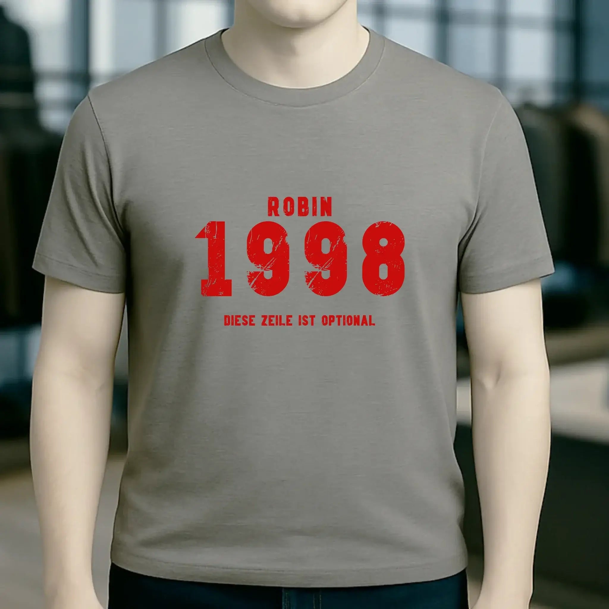 JAHRGANG mit NAME + WUNSCHTEXT • Unisex Premium T-Shirt XS-5XL aus Bio-Baumwolle für Damen & Herren • Exklusivdesign • personalisiert