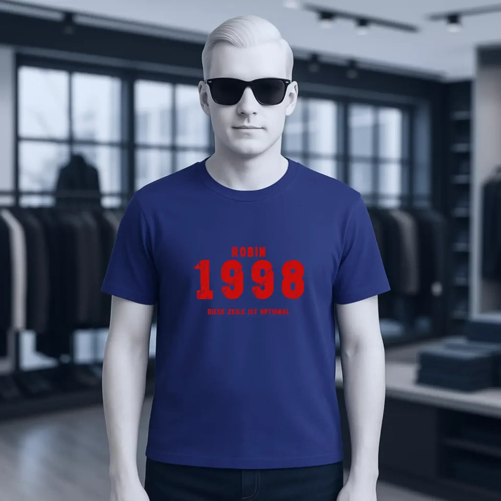 JAHRGANG mit NAME + WUNSCHTEXT • Unisex Premium T-Shirt XS-5XL aus Bio-Baumwolle für Damen & Herren • Exklusivdesign • personalisiert