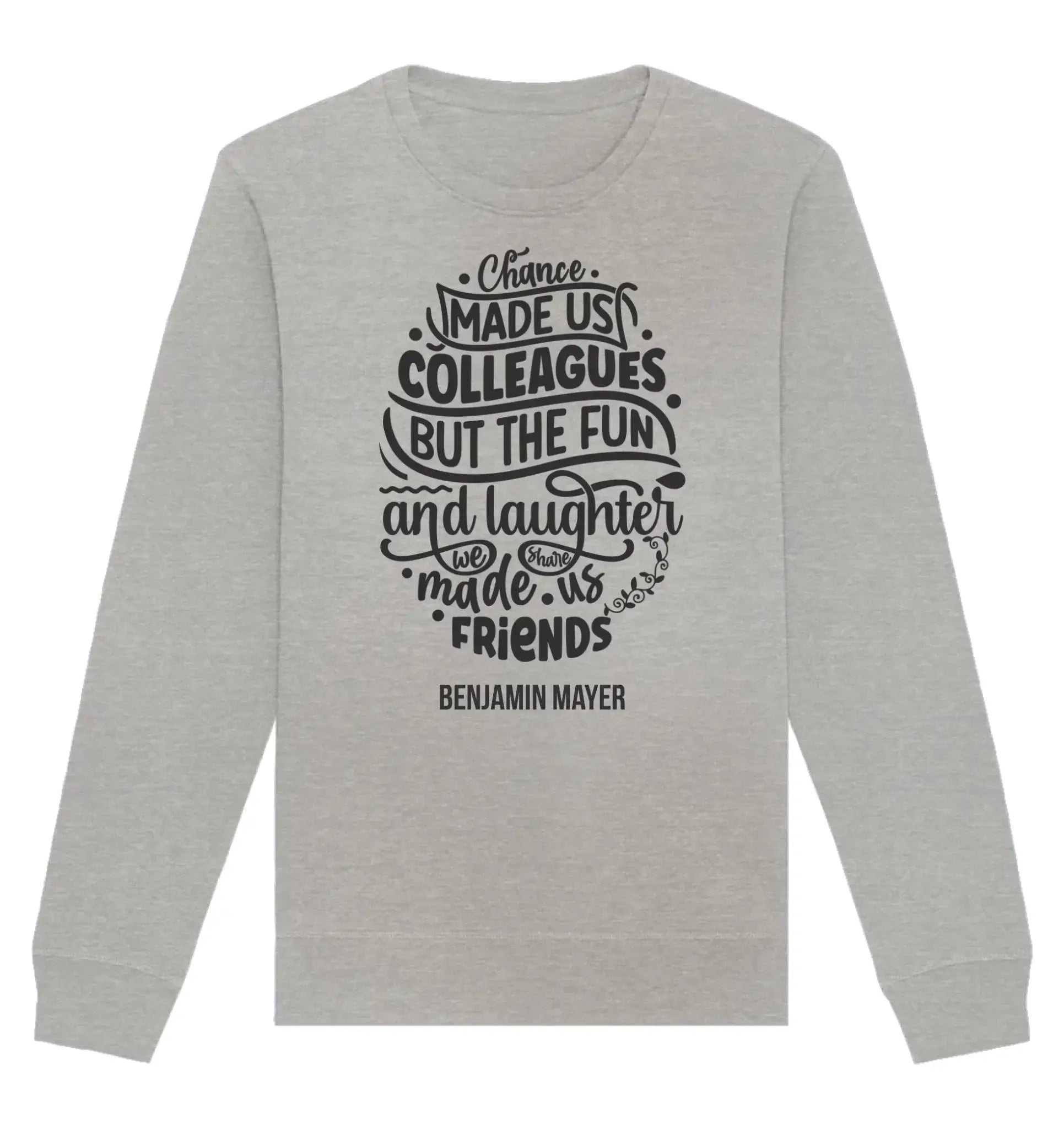 HalloGeschenk.de front-organic-basic-unisex-sweatshirt-c2c1c0-1116x