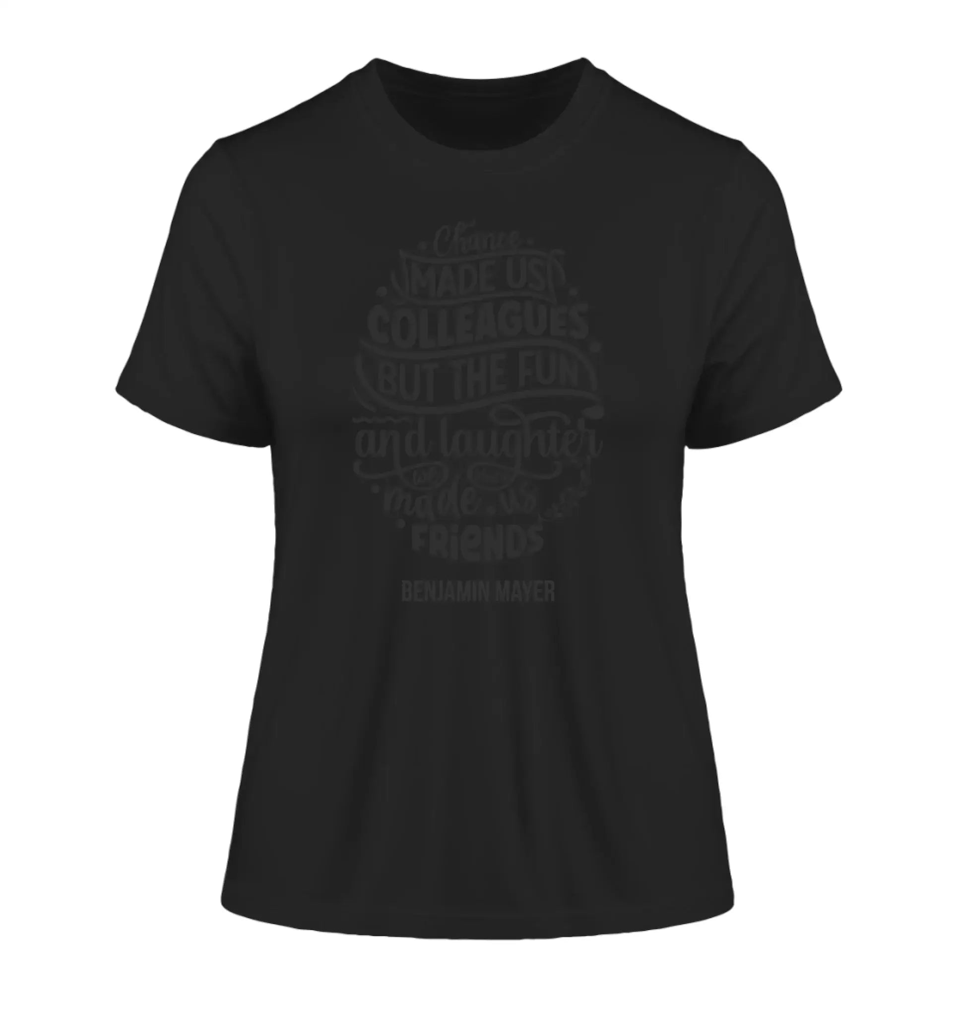 Jobzitate: 19 diverse Sprüche für die Arbeit / Büro (personalisierbare Motive) - Damen T-Shirt (Fitted) • Bio / Black
