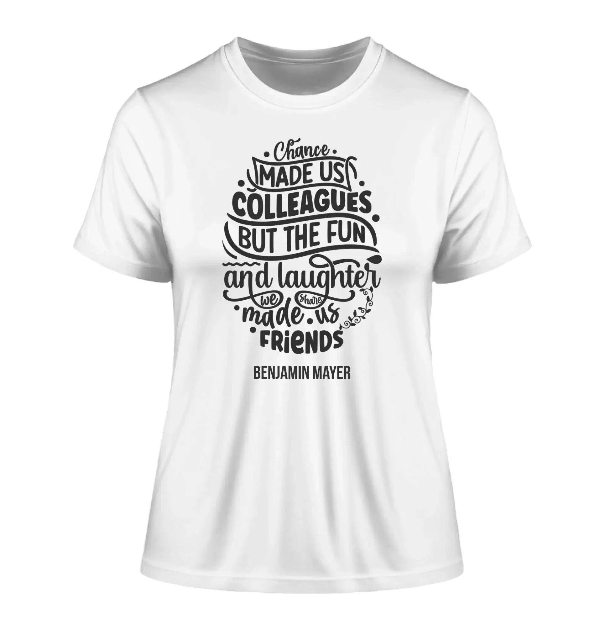 Jobzitate: 19 diverse Sprüche für die Arbeit / Büro (personalisierbare Motive) - Damen T-Shirt (Fitted) • Bio / White