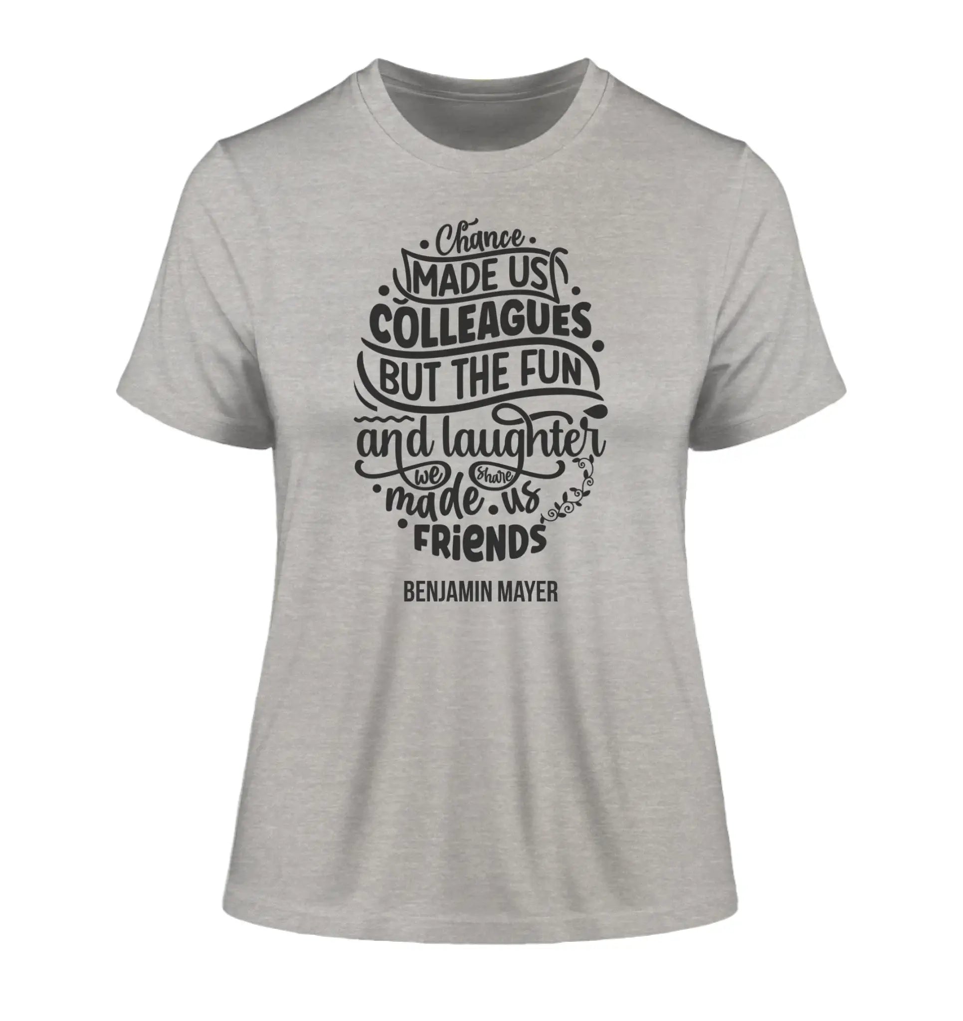 Jobzitate: 19 diverse Sprüche für die Arbeit / Büro (personalisierbare Motive) - Damen T-Shirt (Fitted) • Bio / Heather