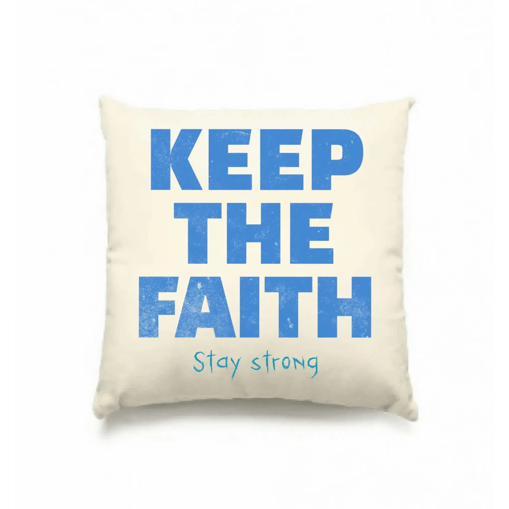 Keep the Faith • Farbwahl + Wunschtext• Kissen 40x40 cm • personalisiert