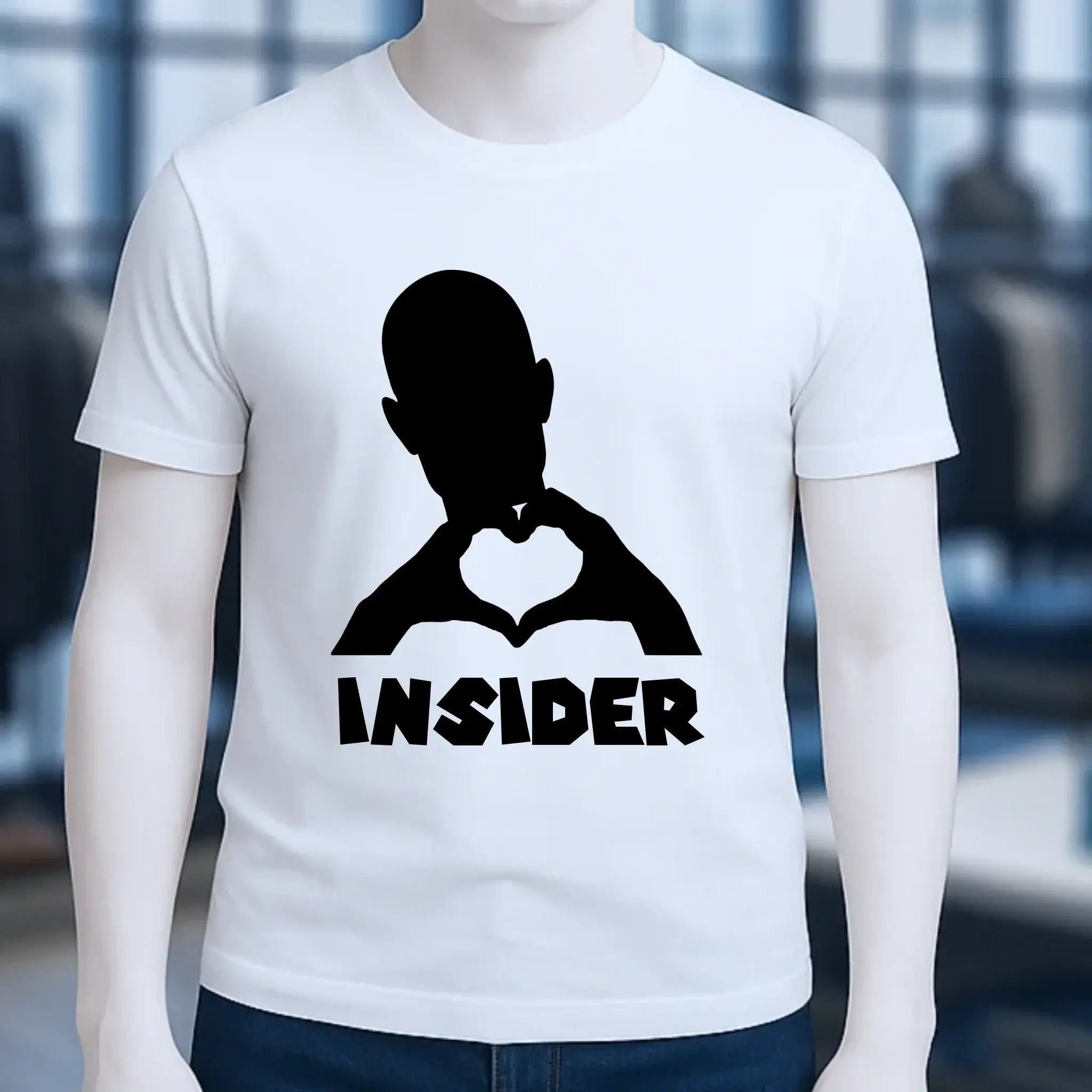 Keine Frage, ich liebe Dich auch! • Insider • personalisierter Text • Unisex Premium T-Shirt XS-5XL aus Bio-Baumwolle für Damen & Herren • Exklusivdesign • personalisiert