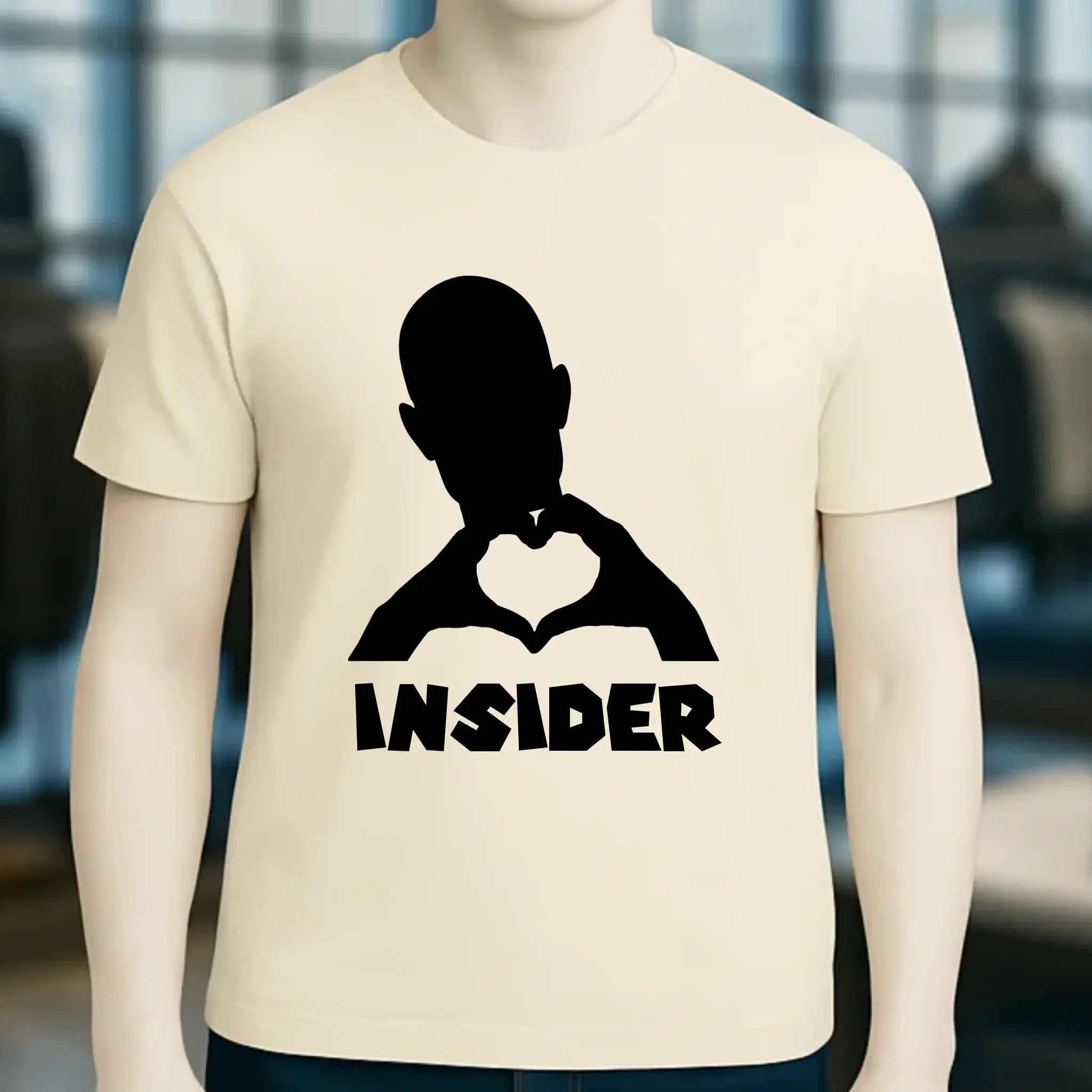 Keine Frage, ich liebe Dich auch! • Insider • personalisierter Text • Unisex Premium T-Shirt XS-5XL aus Bio-Baumwolle für Damen & Herren • Exklusivdesign • personalisiert