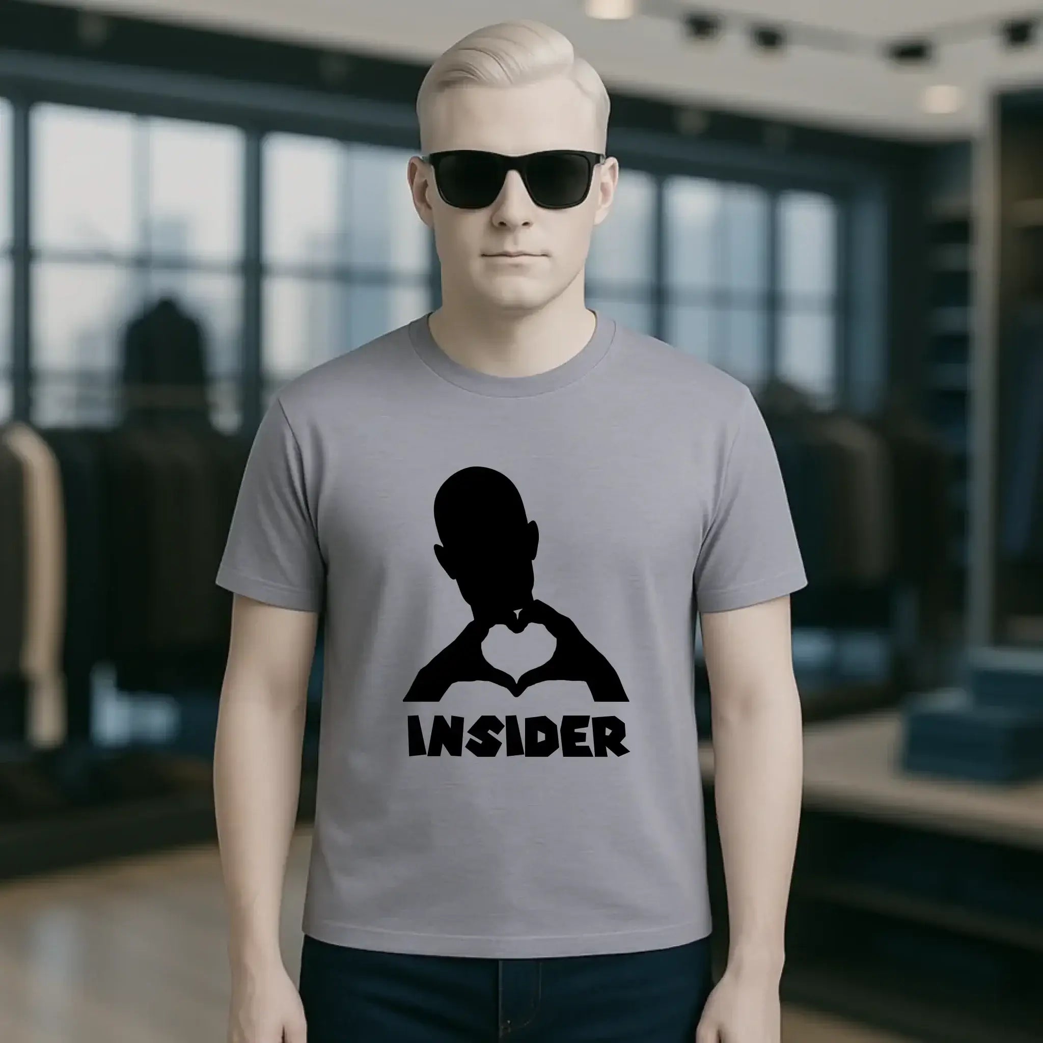 Keine Frage, ich liebe Dich auch! • Insider • personalisierter Text • Unisex Premium T-Shirt XS-5XL aus Bio-Baumwolle für Damen & Herren • Exklusivdesign • personalisiert