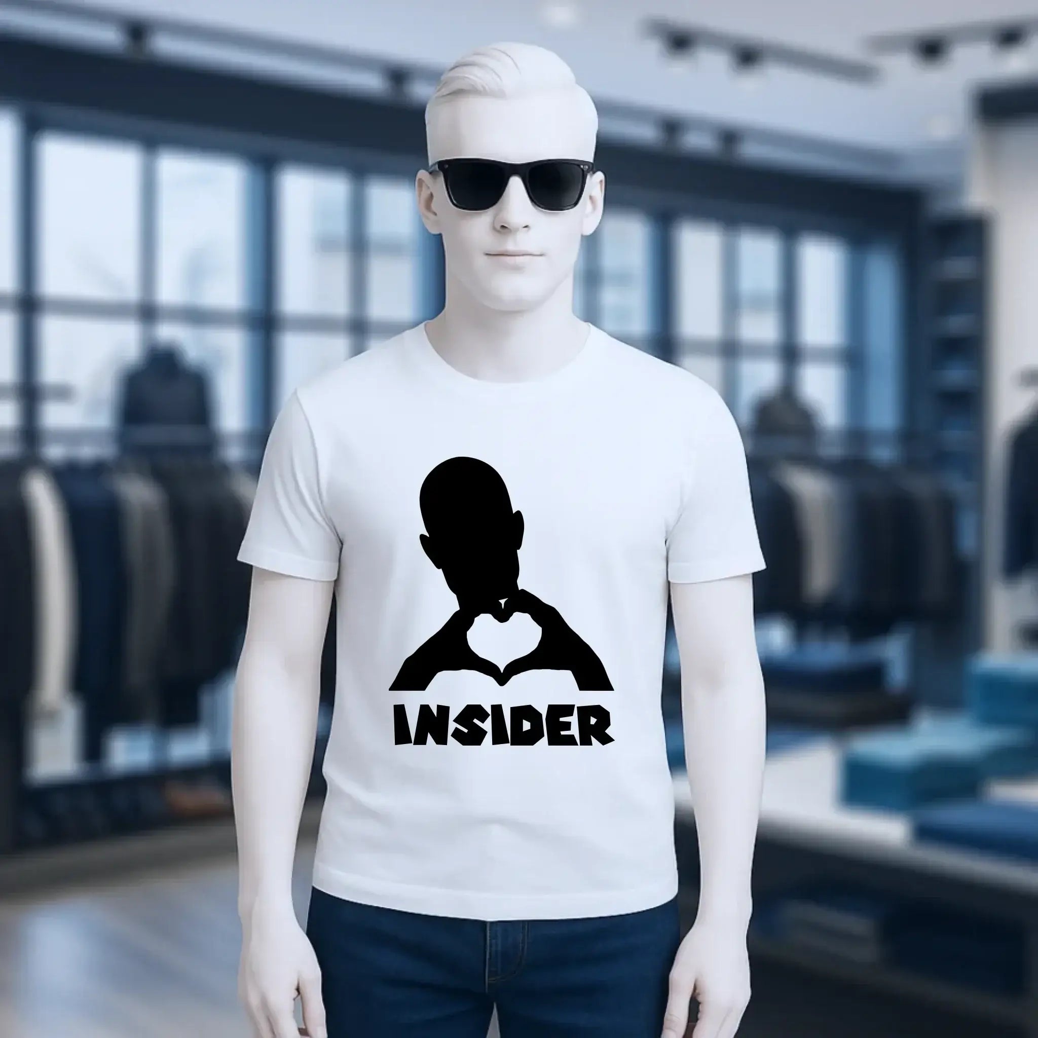 Keine Frage, ich liebe Dich auch! • Insider • personalisierter Text • Unisex Premium T-Shirt XS-5XL aus Bio-Baumwolle für Damen & Herren • Exklusivdesign • personalisiert