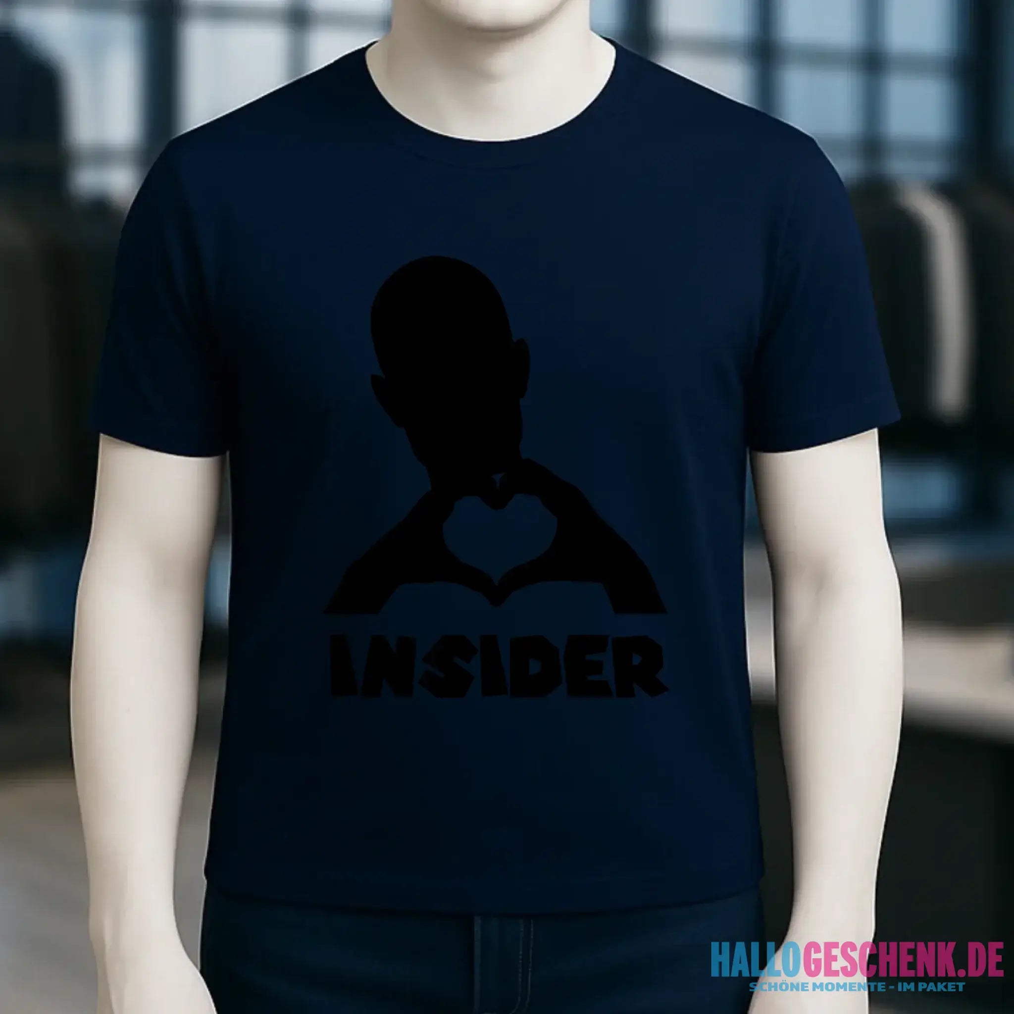 Keine Frage, ich liebe Dich auch! • Insider • personalisierter Text • Unisex Premium T-Shirt XS-5XL aus Bio-Baumwolle für Damen & Herren • Exklusivdesign • personalisiert