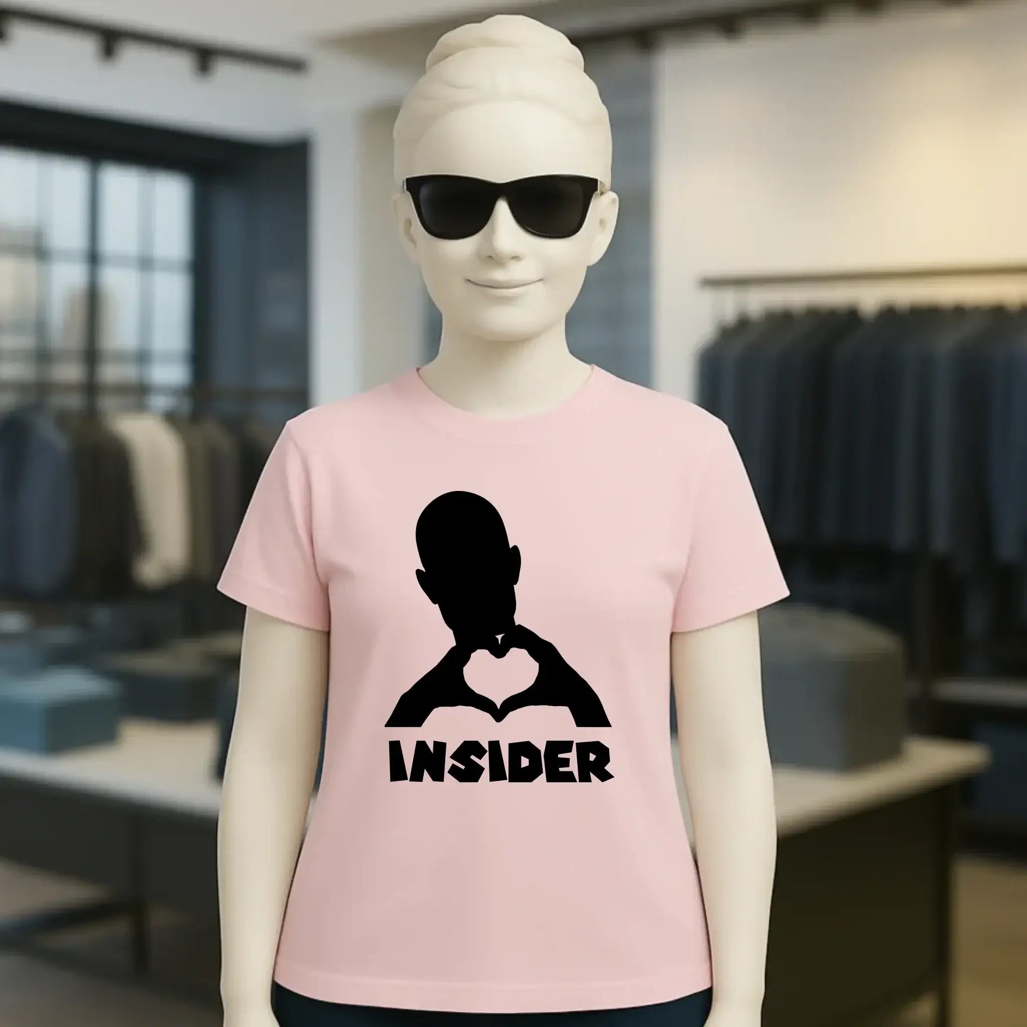 Keine Frage, ich liebe Dich auch! • Insider • personalisierter Text • Ladies Premium T-Shirt XS-2XL aus Bio-Baumwolle für Damen • Exklusivdesign • personalisiert • Motivauswahl • personalisierbar