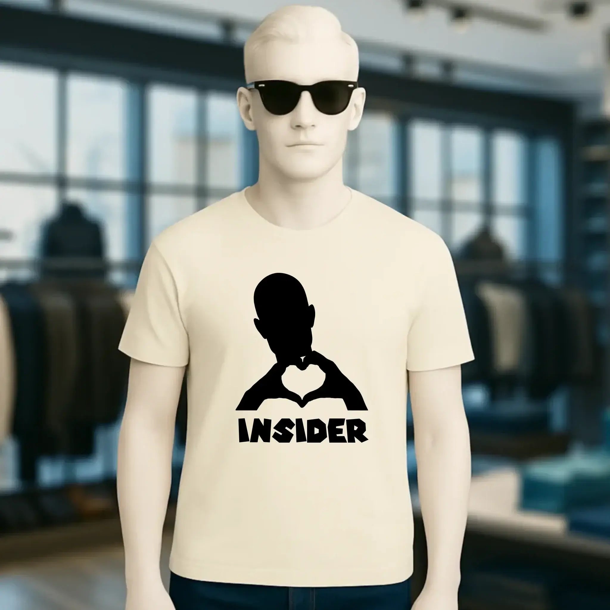 Keine Frage, ich liebe Dich auch! • Insider • personalisierter Text • Unisex Premium T-Shirt XS-5XL aus Bio-Baumwolle für Damen & Herren • Exklusivdesign • personalisiert