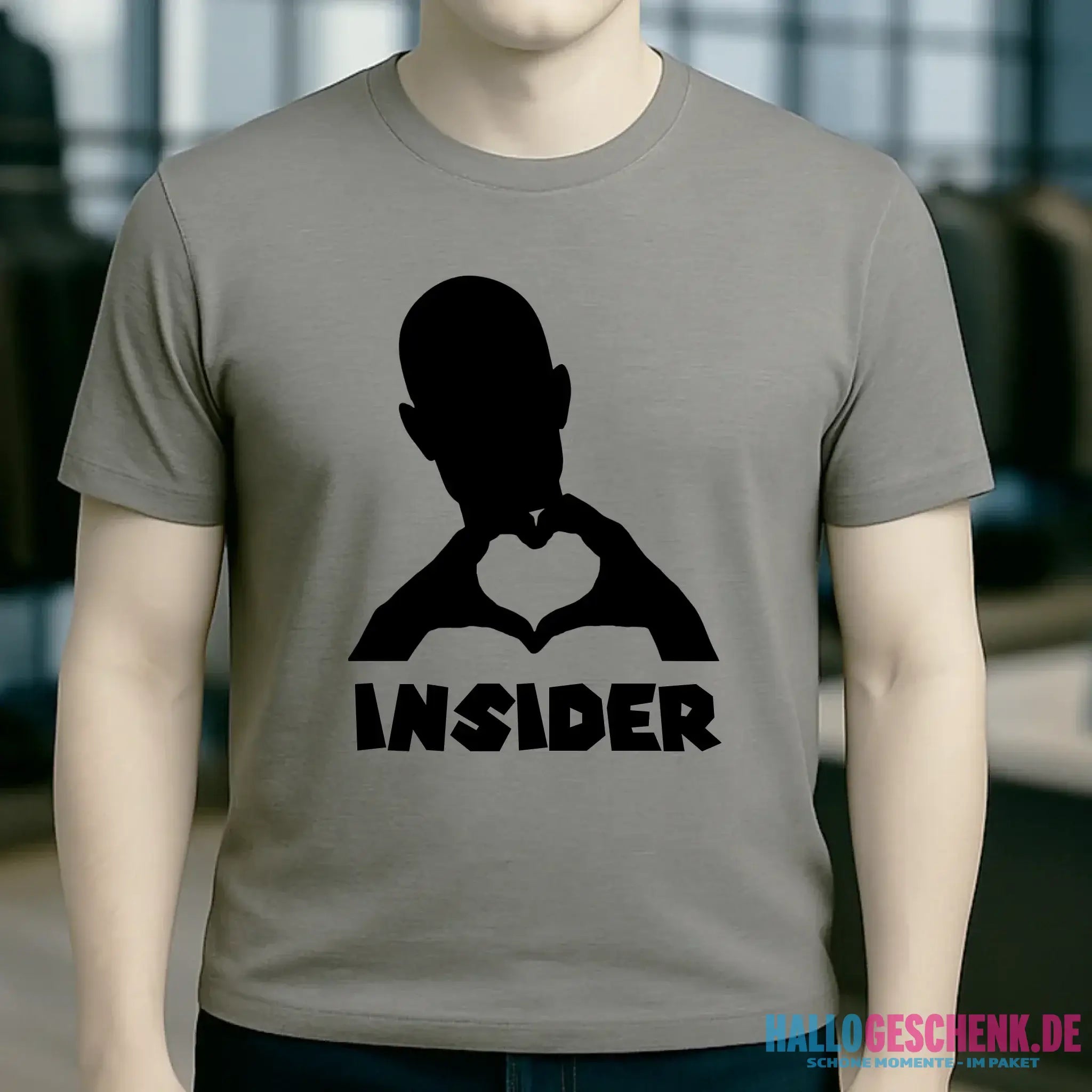 Keine Frage, ich liebe Dich auch! • Insider • personalisierter Text • Unisex Premium T-Shirt XS-5XL aus Bio-Baumwolle für Damen & Herren • Exklusivdesign • personalisiert