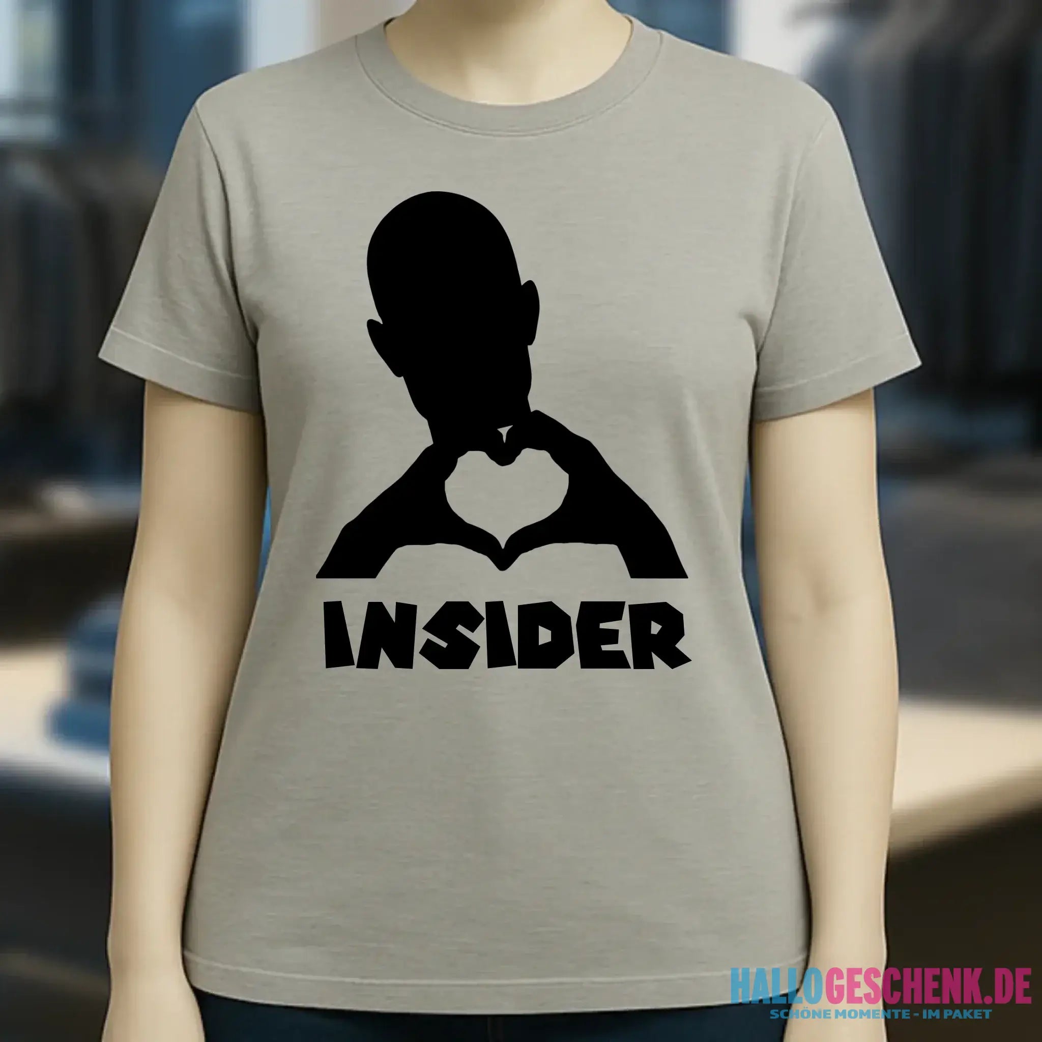 Keine Frage, ich liebe Dich auch! • Insider • personalisierter Text • Ladies Premium T-Shirt XS-2XL aus Bio-Baumwolle für Damen • Exklusivdesign • personalisiert • Motivauswahl • personalisierbar