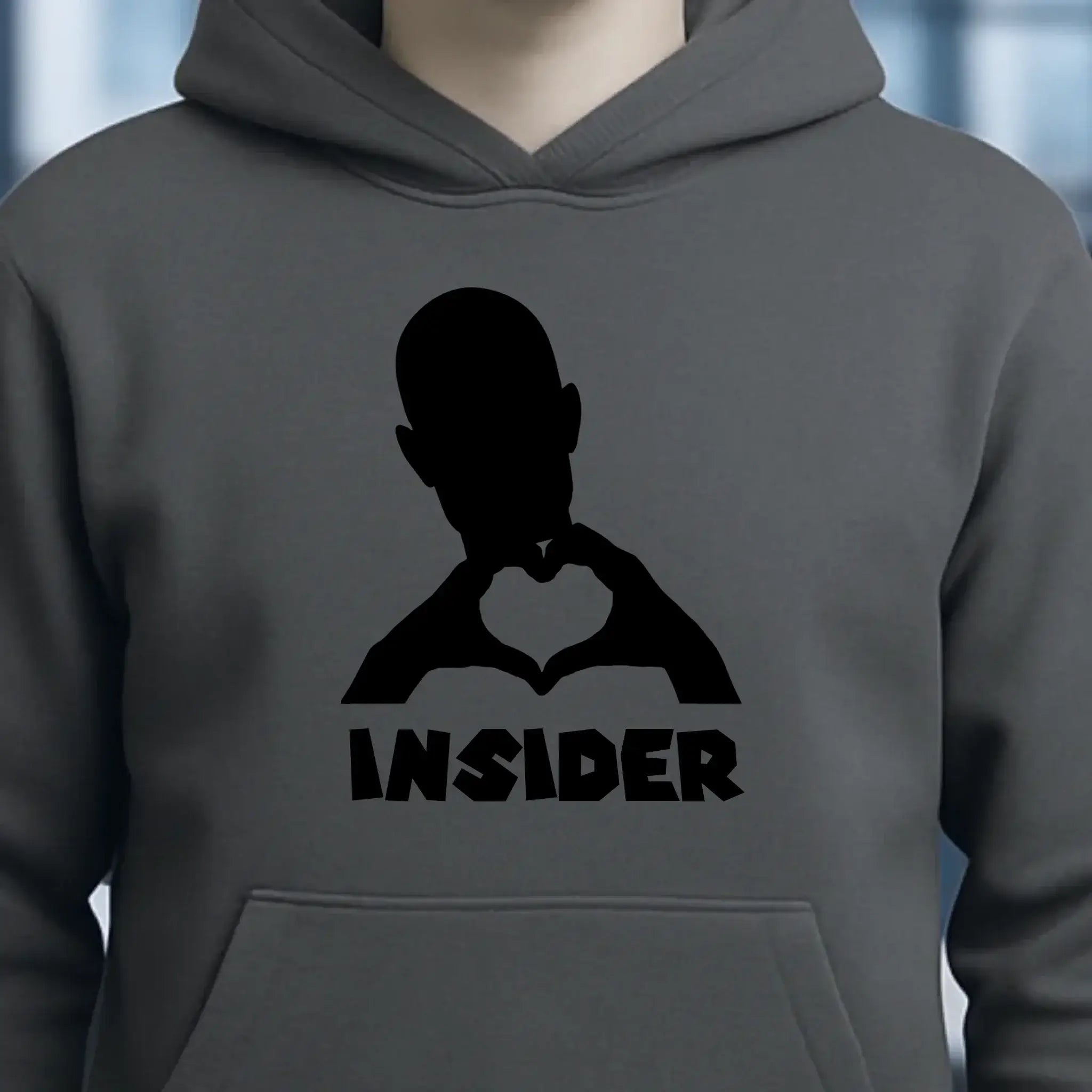 Keine Frage, ich liebe Dich auch! • Insider • personalisierter Text • Unisex Premium Hoodie XS-5XL aus Bio-Baumwolle für Damen & Herren • Exklusivdesign • personalisiert