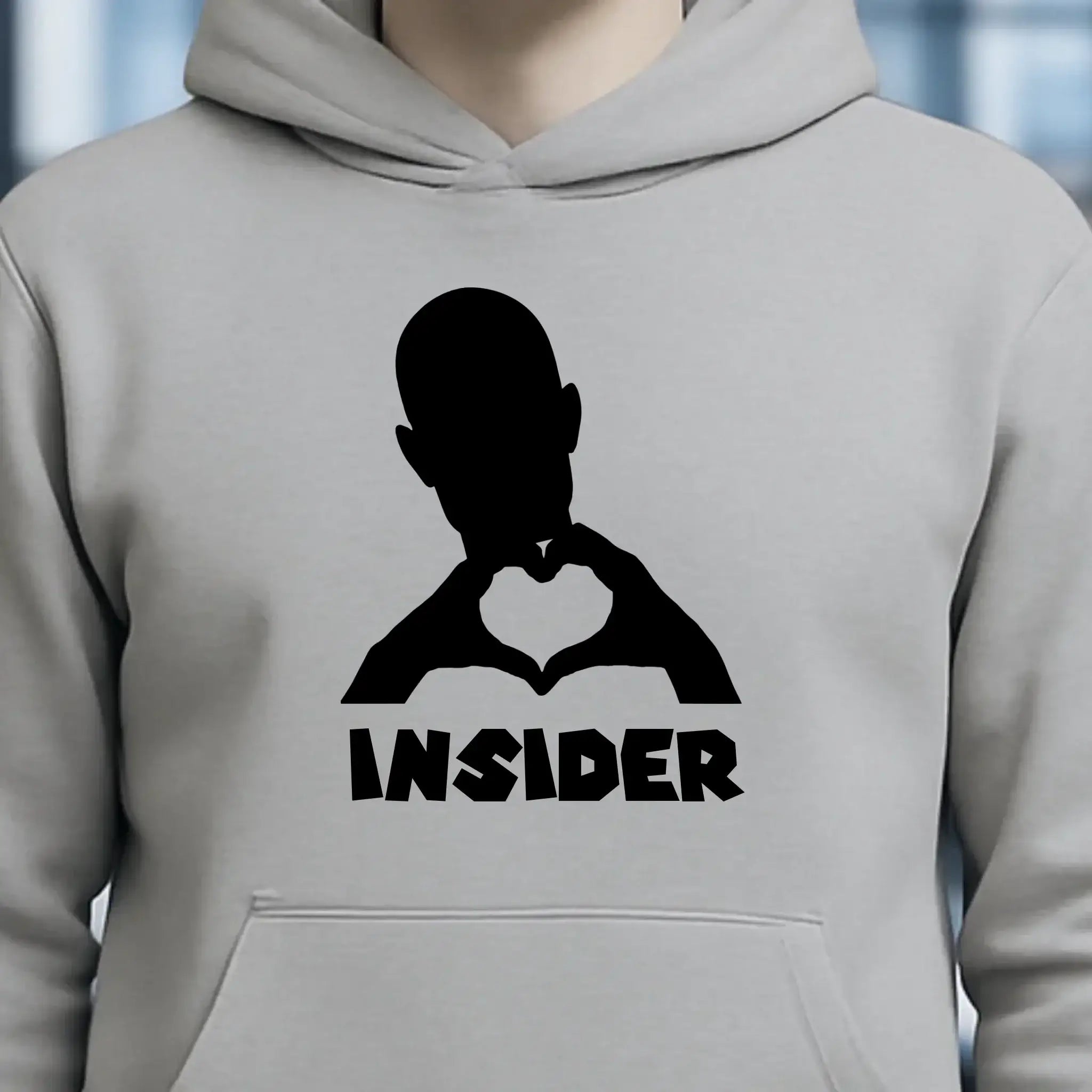 Keine Frage, ich liebe Dich auch! • Insider • personalisierter Text • Unisex Premium Hoodie XS-5XL aus Bio-Baumwolle für Damen & Herren • Exklusivdesign • personalisiert