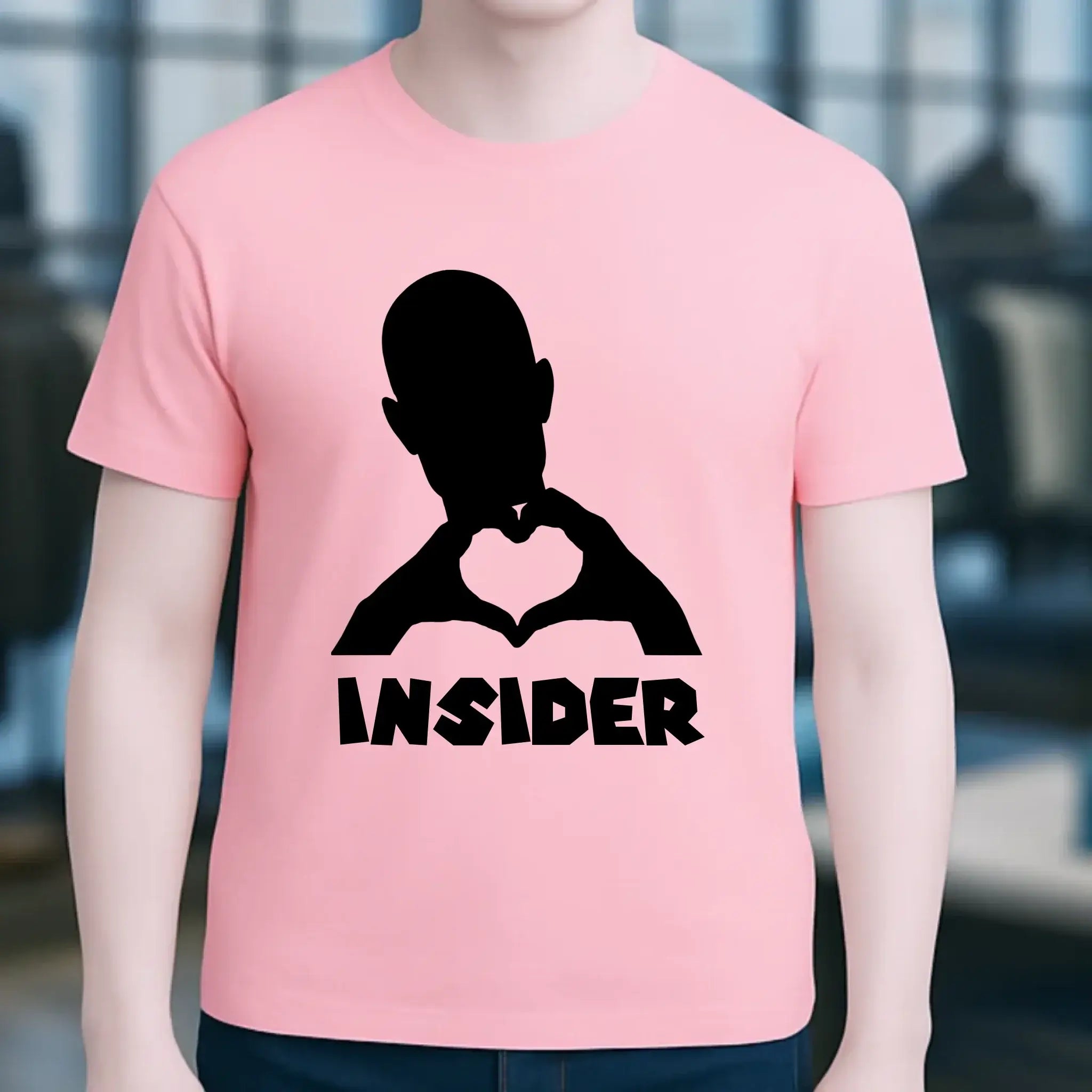 Keine Frage, ich liebe Dich auch! • Insider • personalisierter Text • Unisex Premium T-Shirt XS-5XL aus Bio-Baumwolle für Damen & Herren • Exklusivdesign • personalisiert