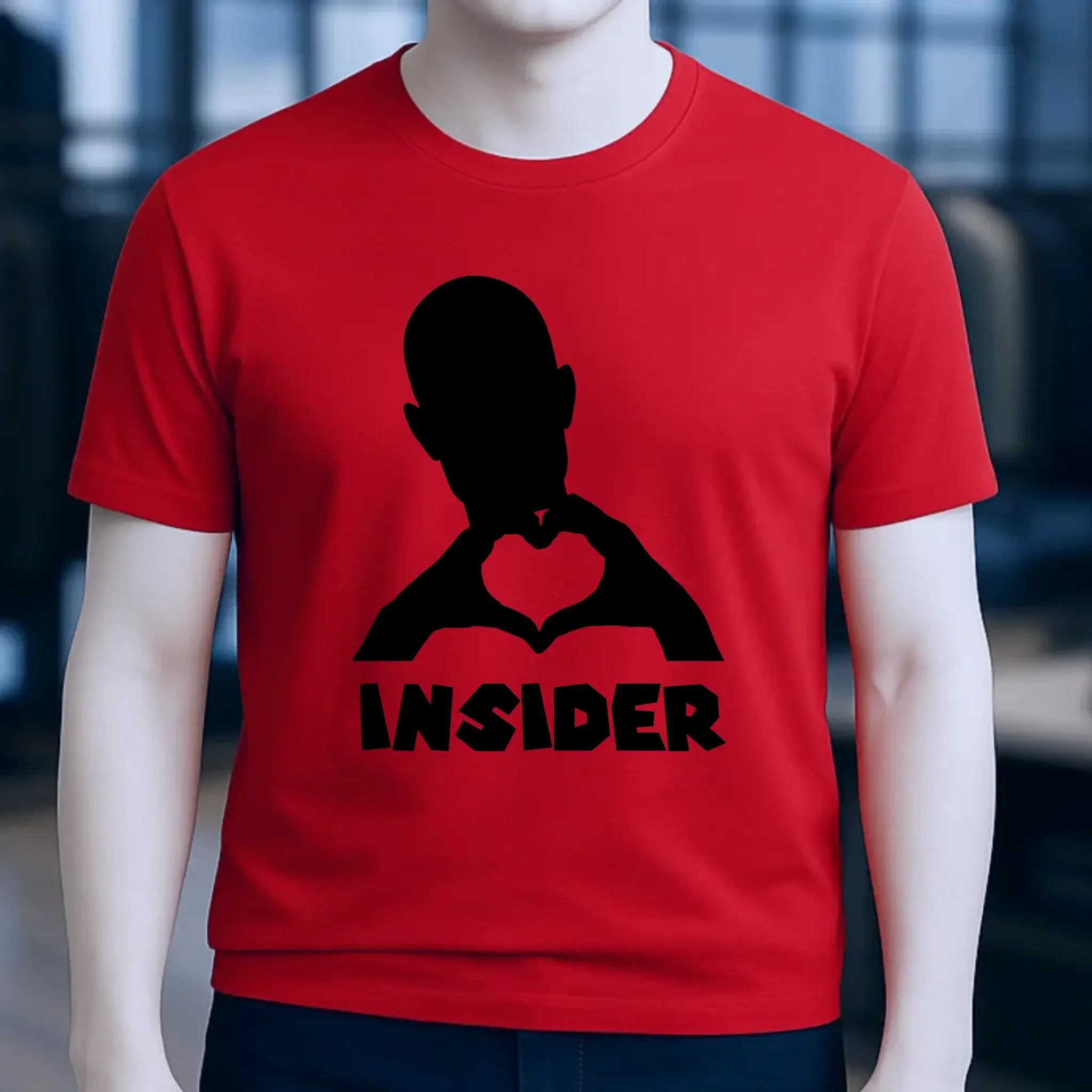 Keine Frage, ich liebe Dich auch! • Insider • personalisierter Text • Unisex Premium T-Shirt XS-5XL aus Bio-Baumwolle für Damen & Herren • Exklusivdesign • personalisiert