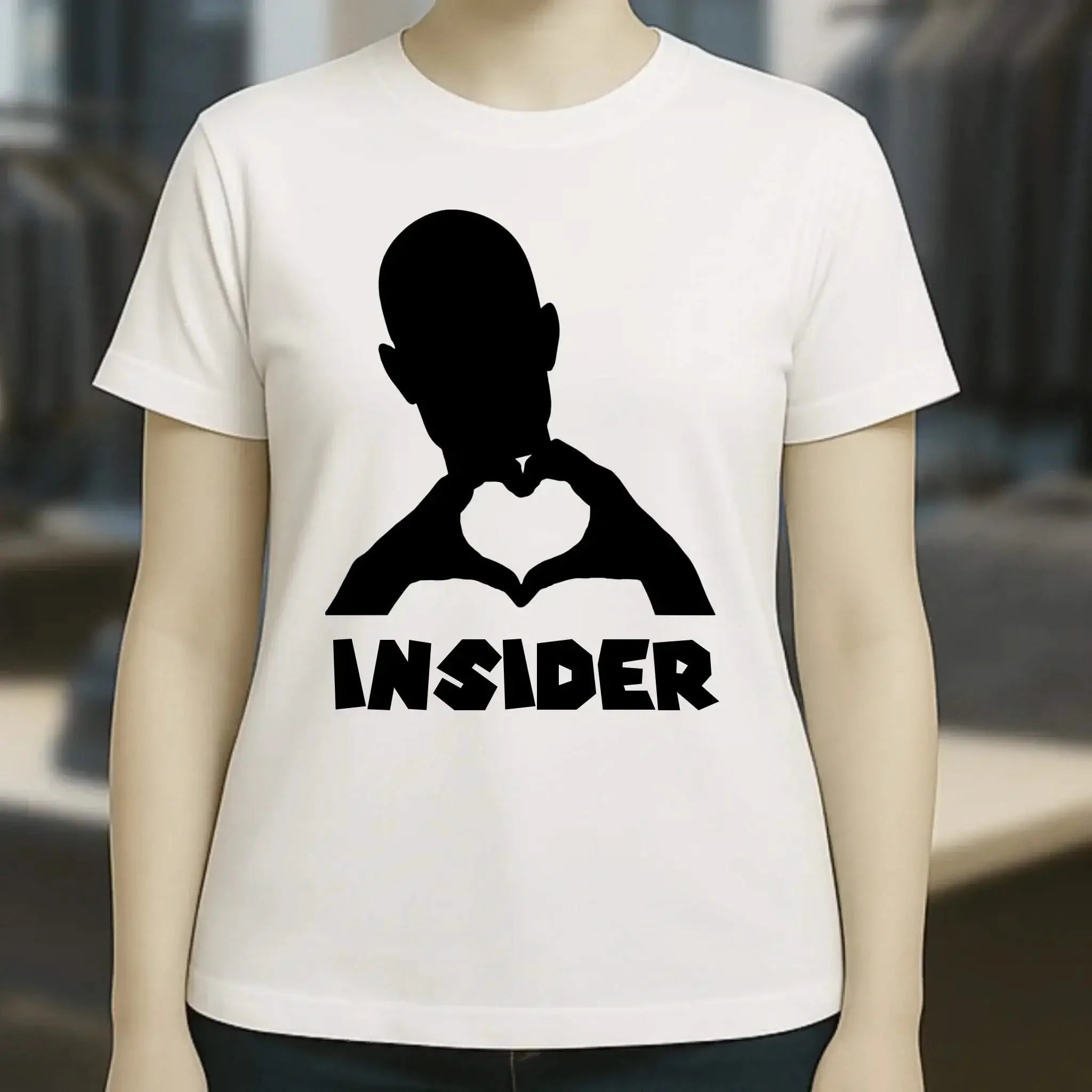 Keine Frage, ich liebe Dich auch! • Insider • personalisierter Text • Ladies Premium T-Shirt XS-2XL aus Bio-Baumwolle für Damen • Exklusivdesign • personalisiert • Motivauswahl • personalisierbar