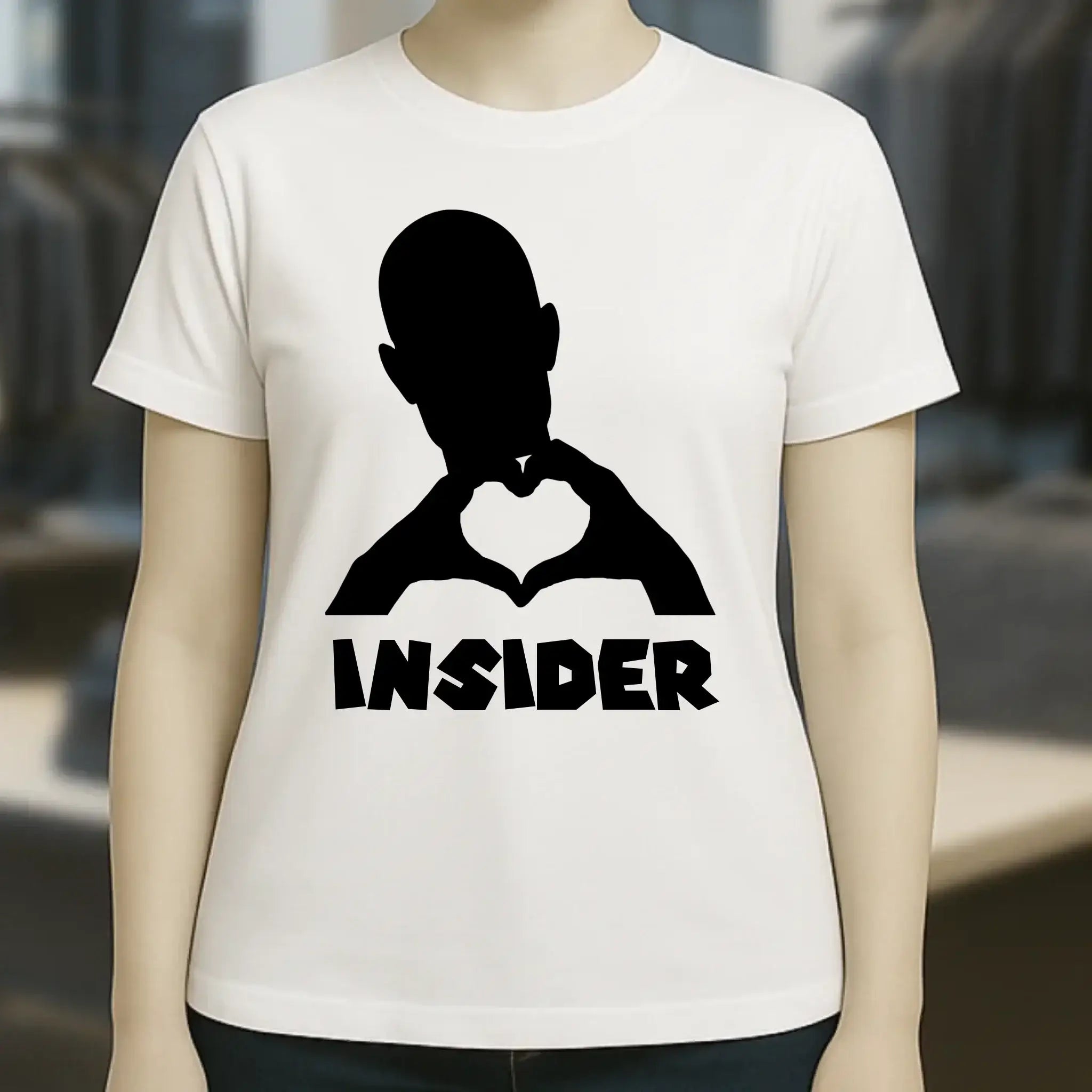 Keine Frage, ich liebe Dich auch! • Insider • personalisierter Text • Ladies Premium T-Shirt XS-2XL aus Bio-Baumwolle für Damen • Exklusivdesign • personalisiert • Motivauswahl • personalisierbar