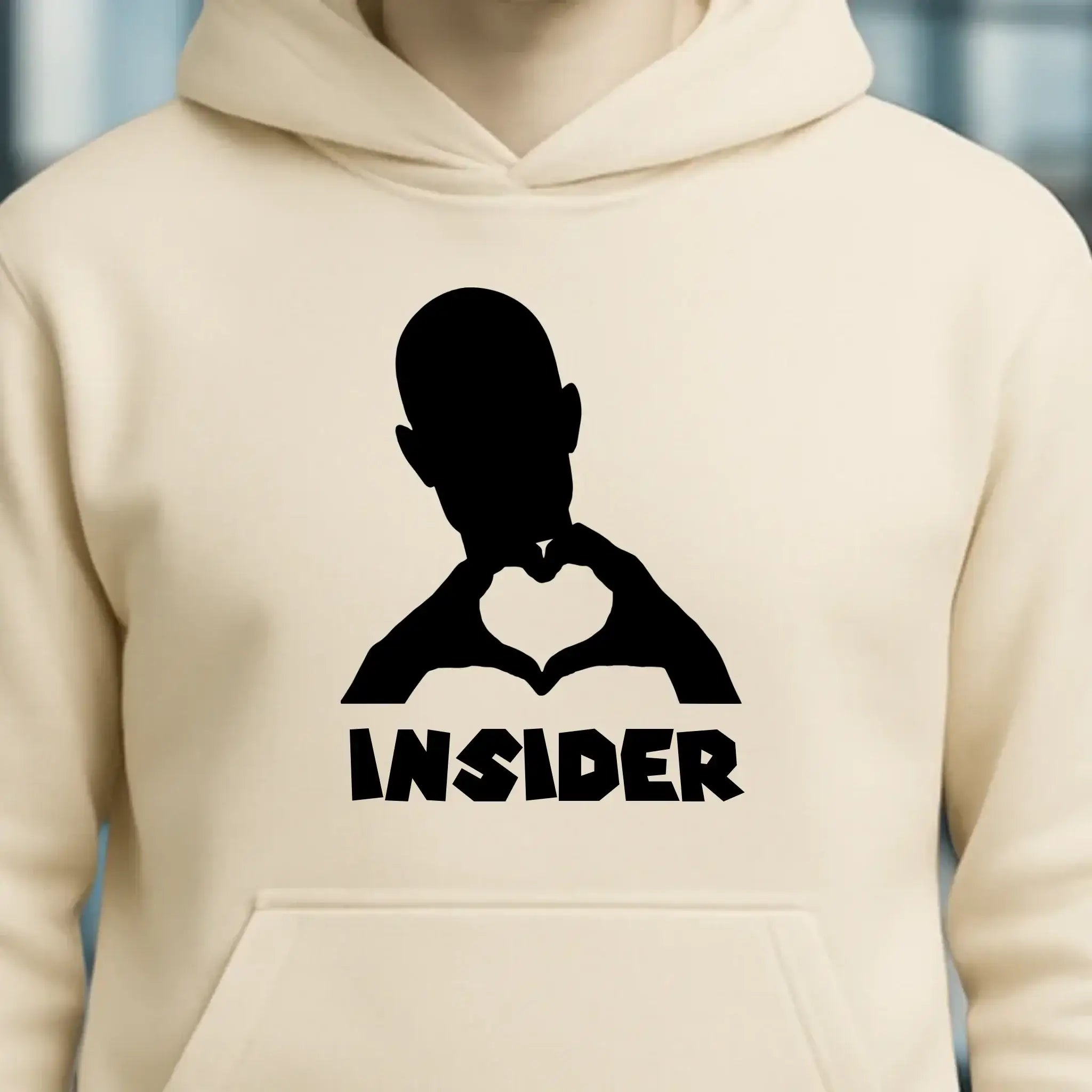 Keine Frage, ich liebe Dich auch! • Insider • personalisierter Text • Unisex Premium Hoodie XS-5XL aus Bio-Baumwolle für Damen & Herren • Exklusivdesign • personalisiert