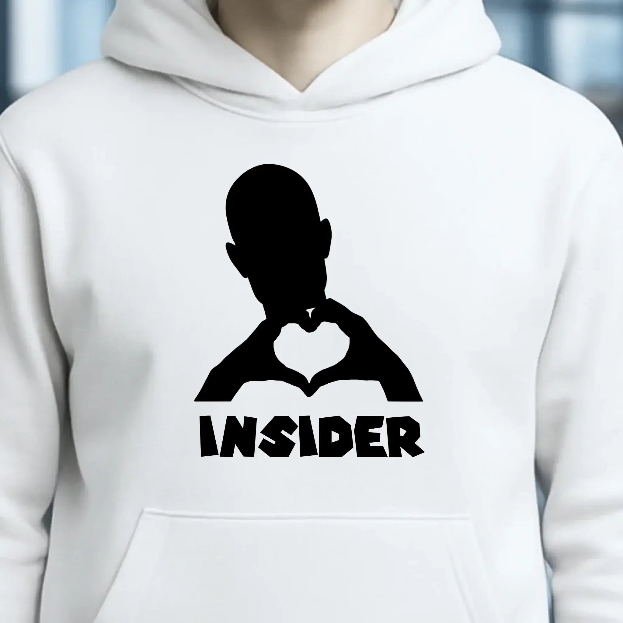 Keine Frage, ich liebe Dich auch! • Insider • personalisierter Text • Unisex Premium Hoodie XS-5XL aus Bio-Baumwolle für Damen & Herren • Exklusivdesign • personalisiert